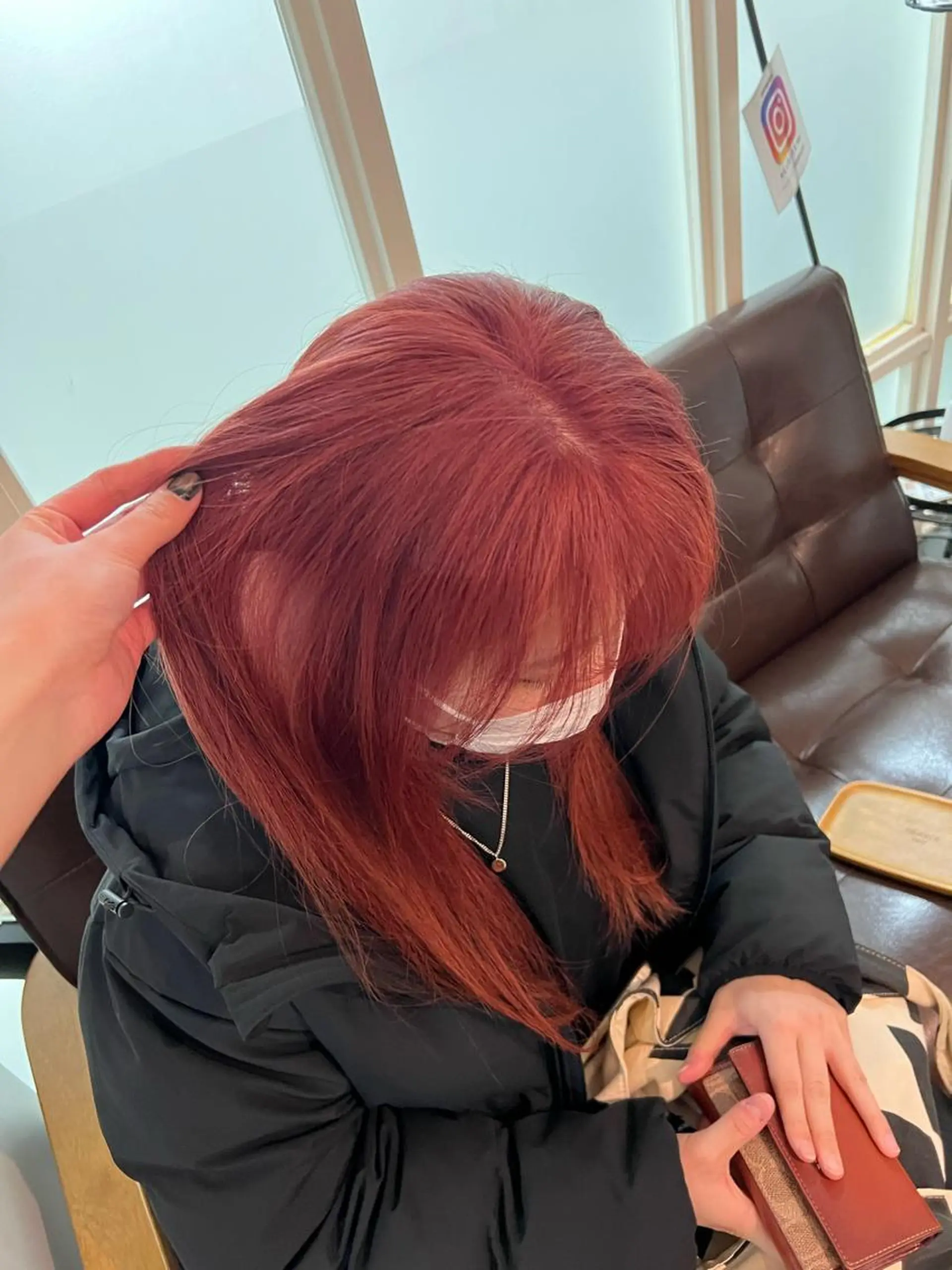 カラー ブリーチ ケアブリーチ ダブルカラー 樽川 紗月のヘアスタイル