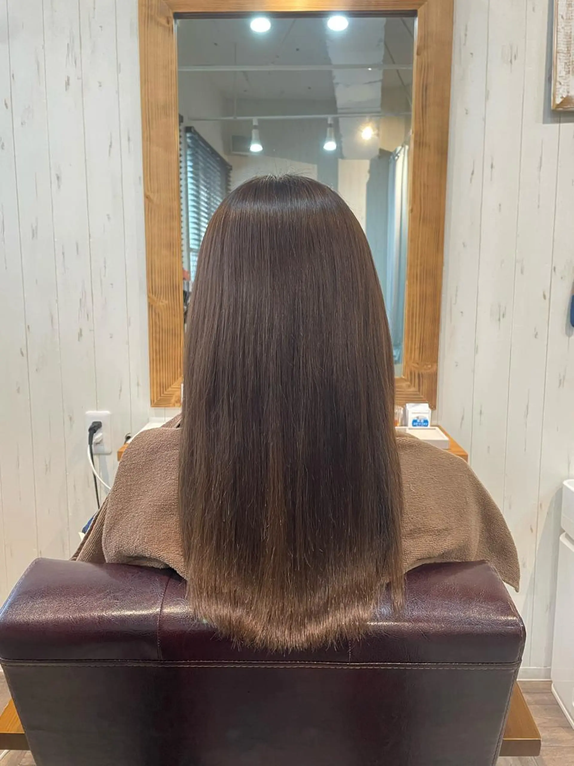 ロング カット 縮毛矯正 トリートメント 小阪 将司のヘアスタイル