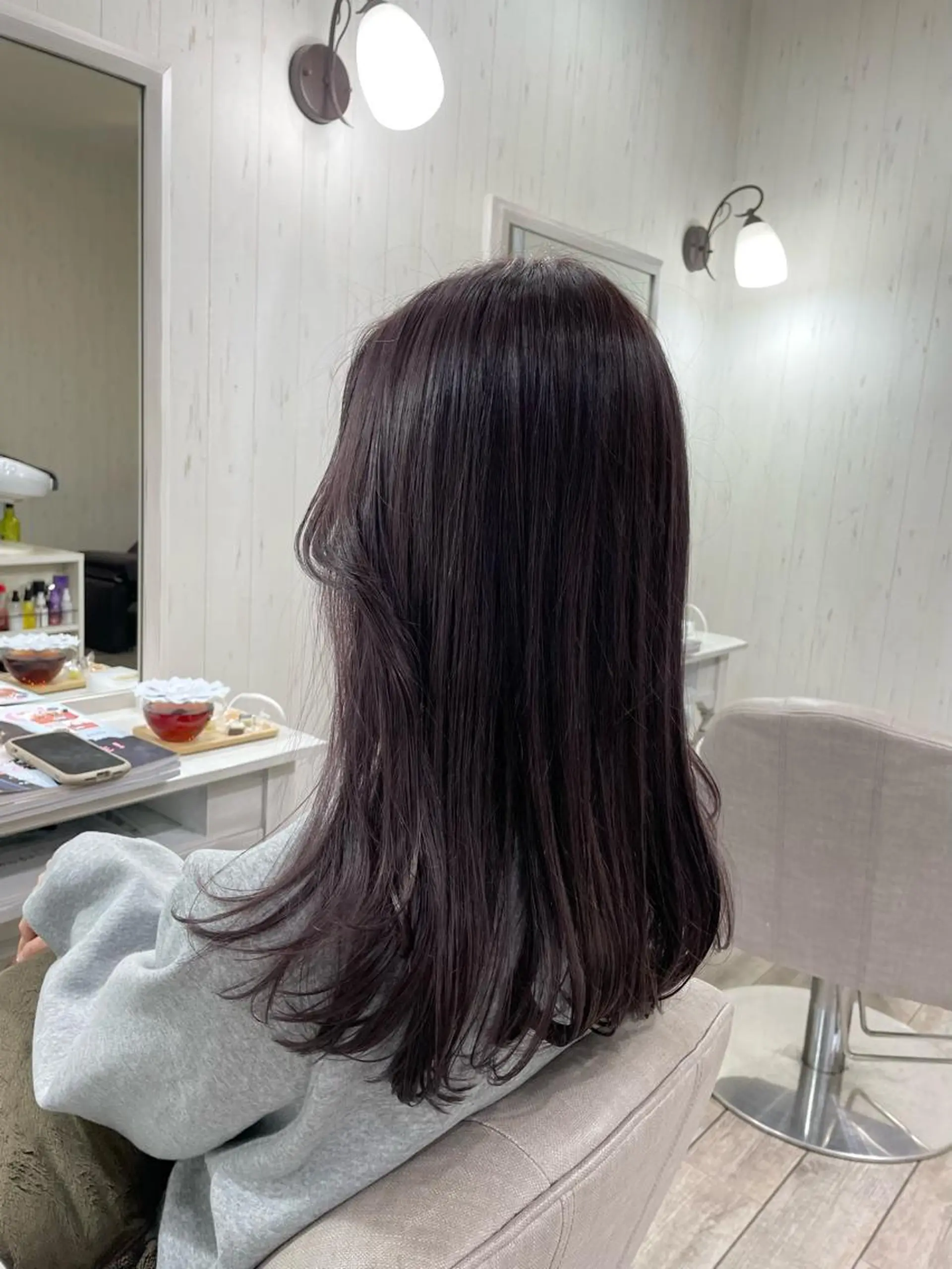 ロング ネモトメイナ🌿‬ 今月末で退職しますのヘアスタイル