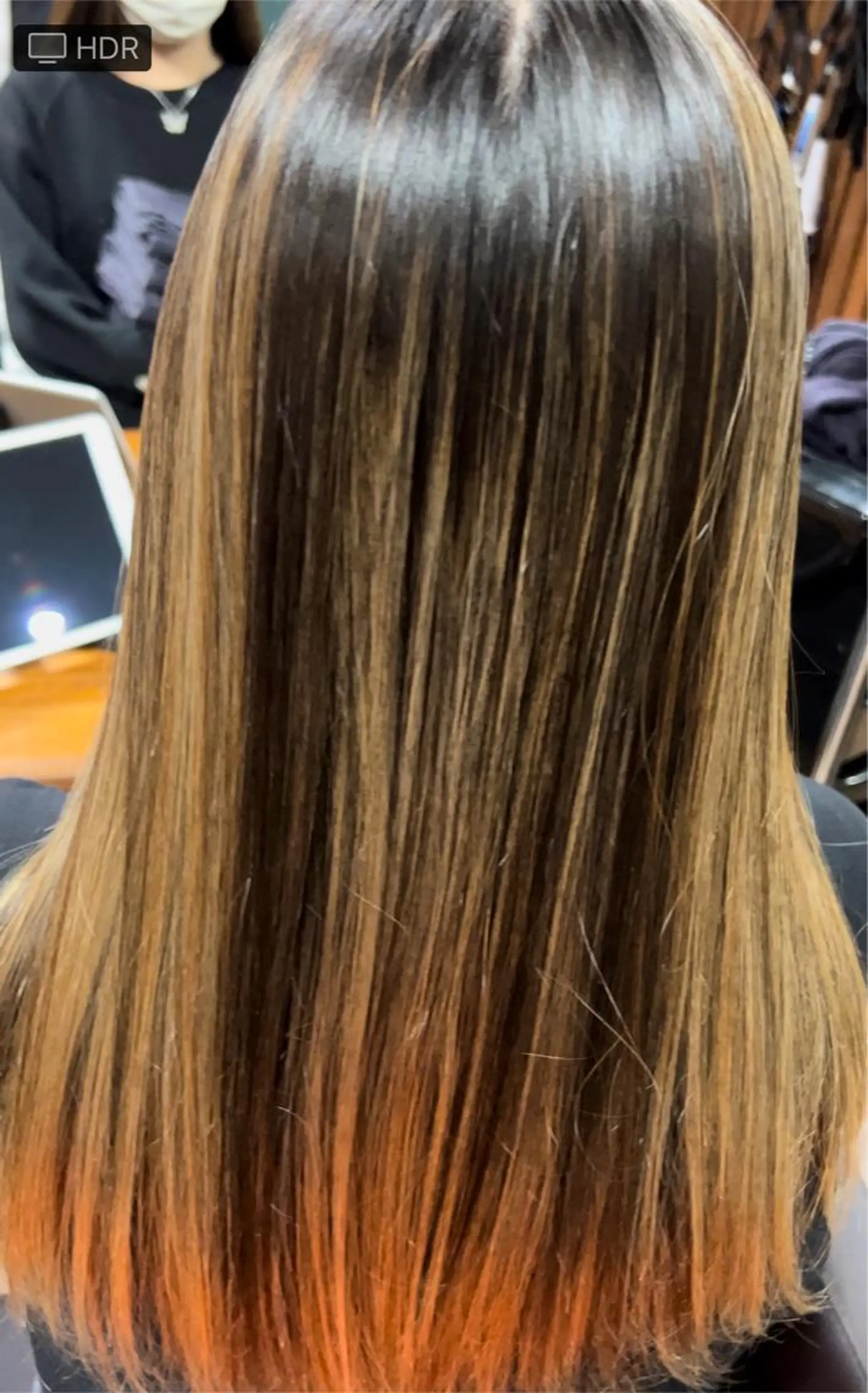 ロング トリートメント 薬師寺 優のヘアスタイル