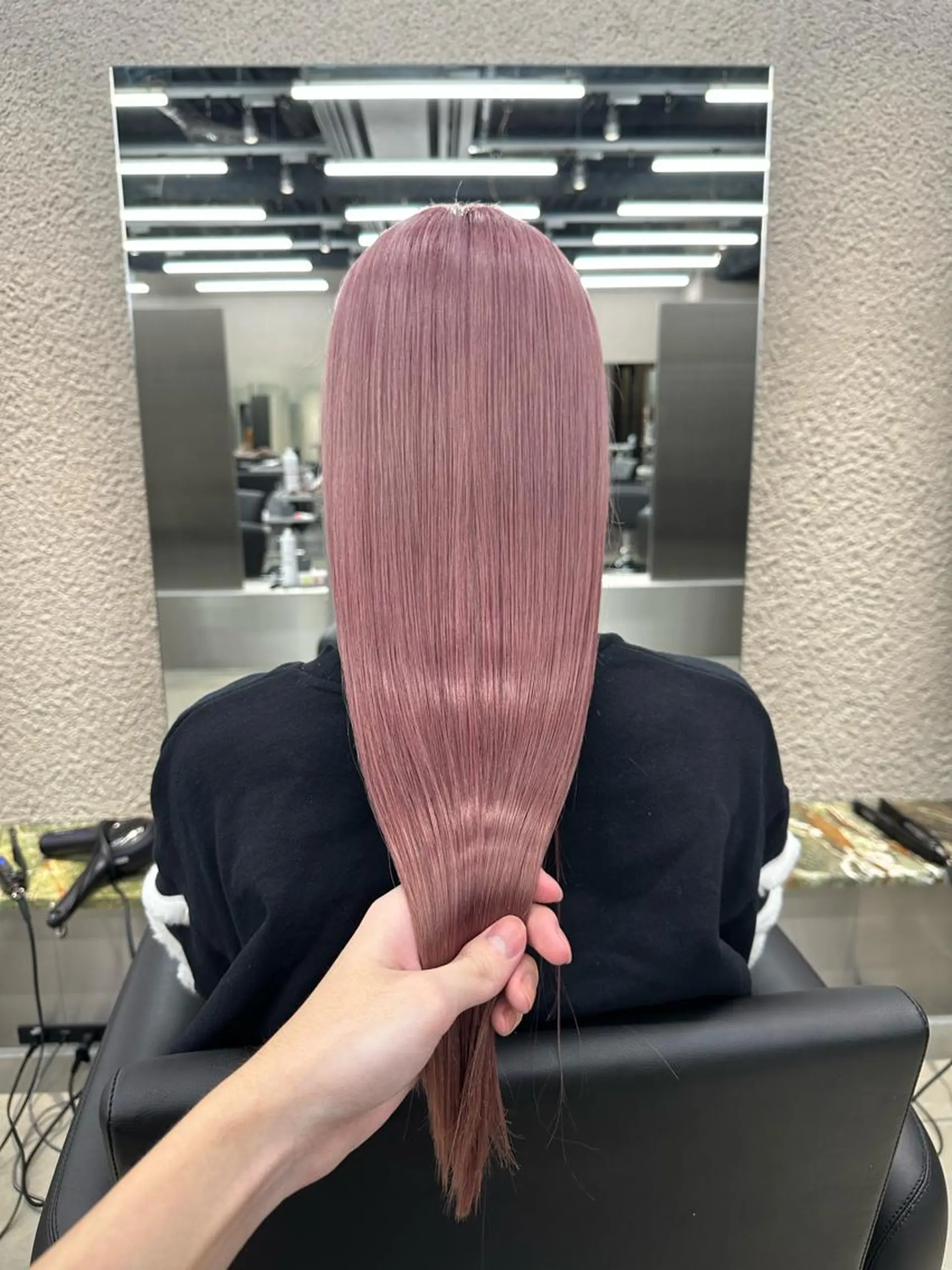 ロング カラー ピンクカラー ホワイトピンク ヘアカラー トリートメント 鈴木/ニュアンス パーマ/メンズのヘアスタイル