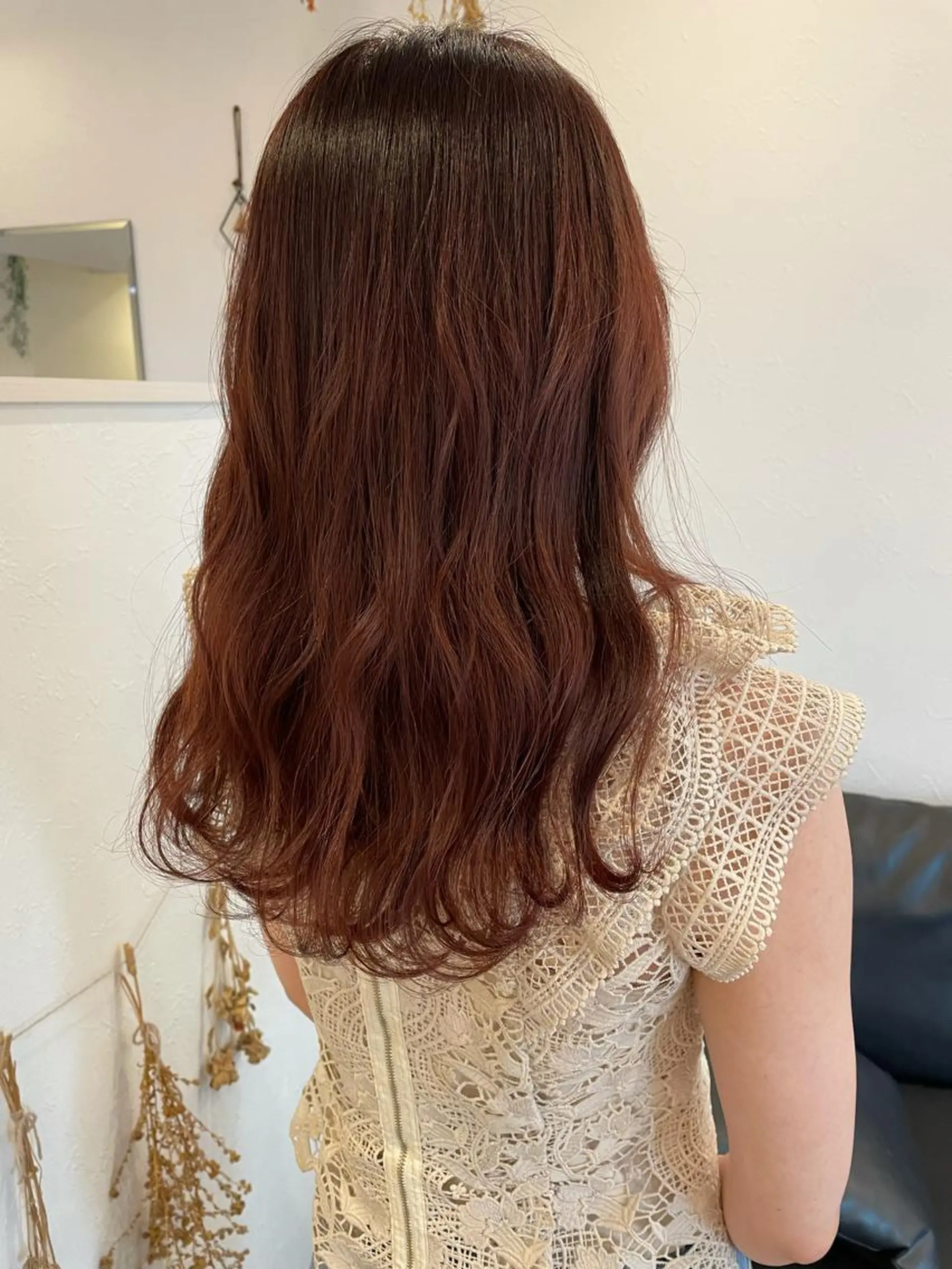 セミロング カラー ブラウンカラー ピンクカラー ピンクブラウン ヘアカラー トリートメント m ā l o.🌷 サカモトマイコのヘアスタイル