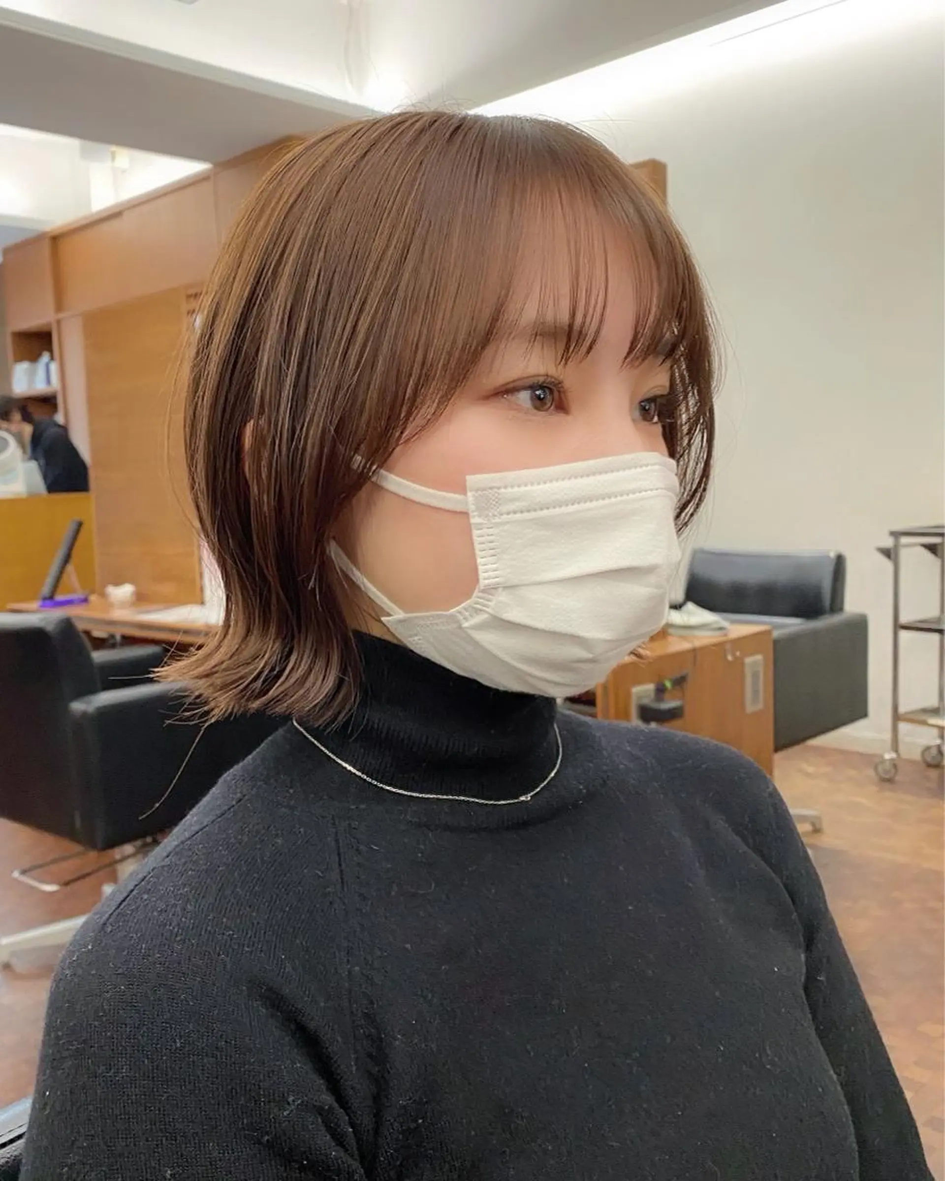 ショート Paddle所属・似合わせレイヤー/ ニュアンスパーマ高倉のヘアスタイル