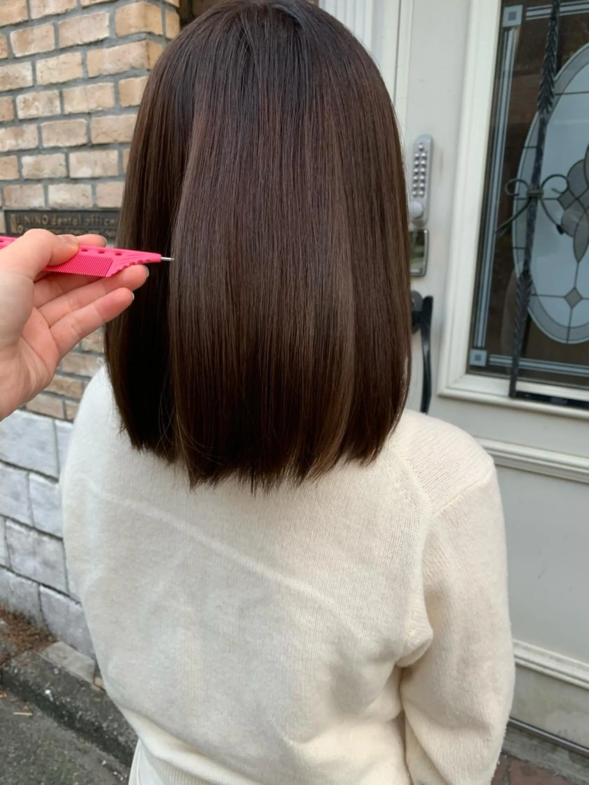 ミディアム カラー ブラウンカラー ショコラブラウン 似合わせカラー🫶 小川千波のヘアスタイル