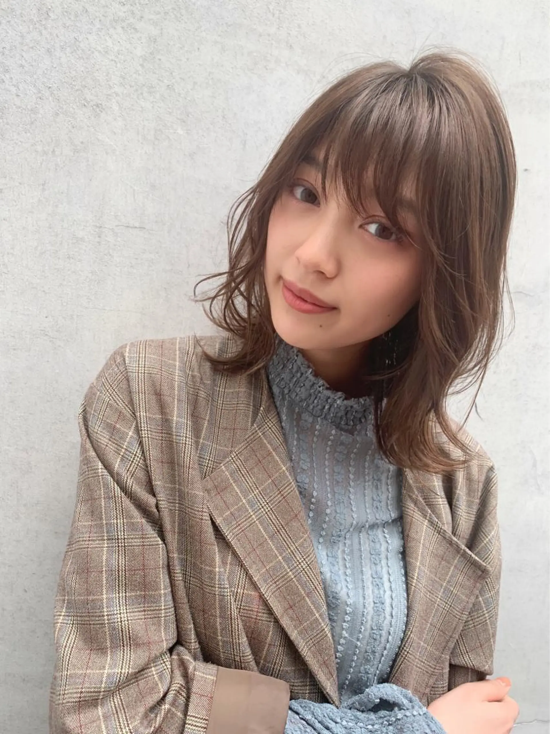 ミディアム カラー 髪質改善☆ 縮毛矯正miyuのヘアスタイル