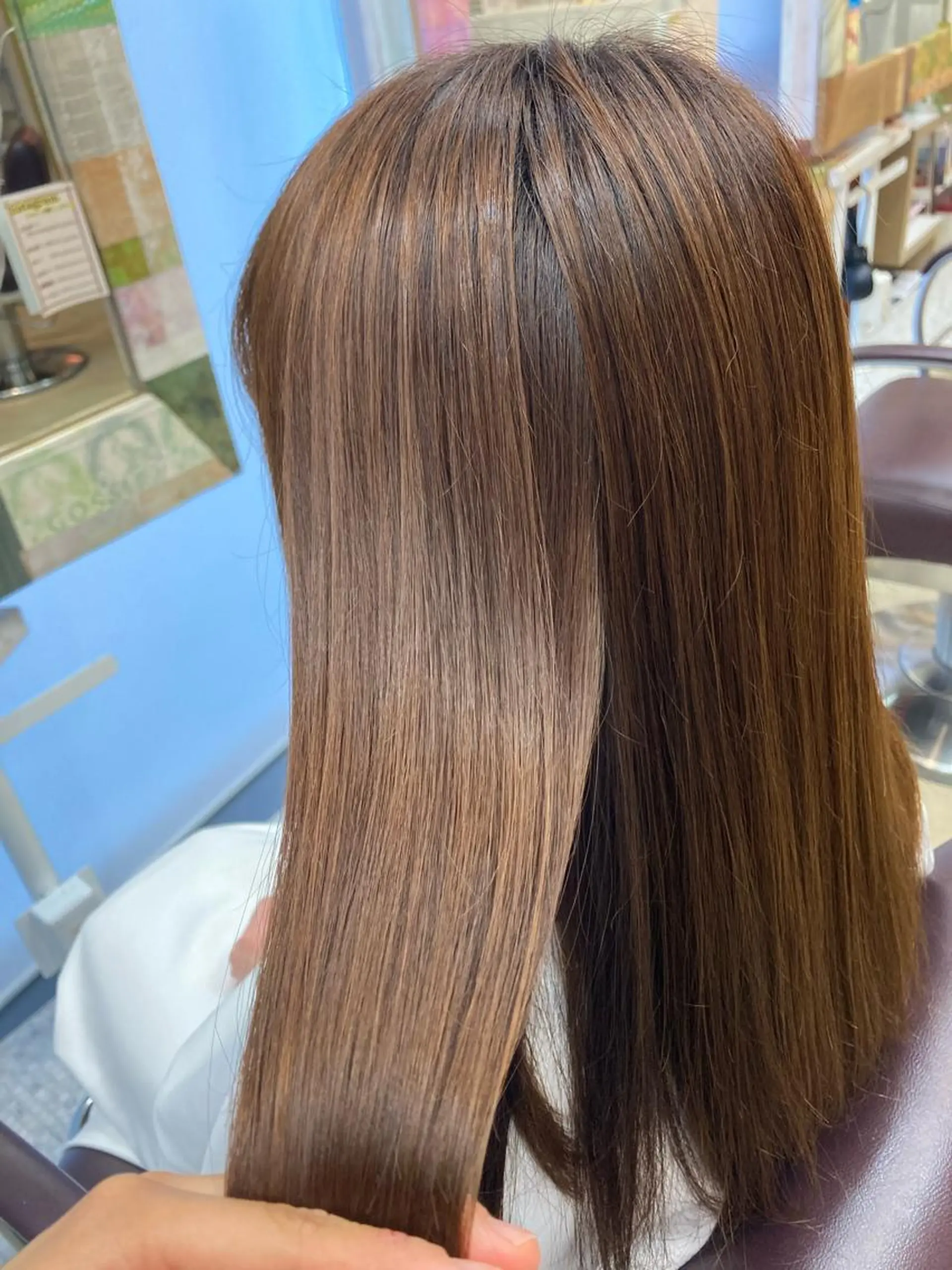 ロング 縮毛矯正 GOSSIP信国 瑞絵のヘアスタイル