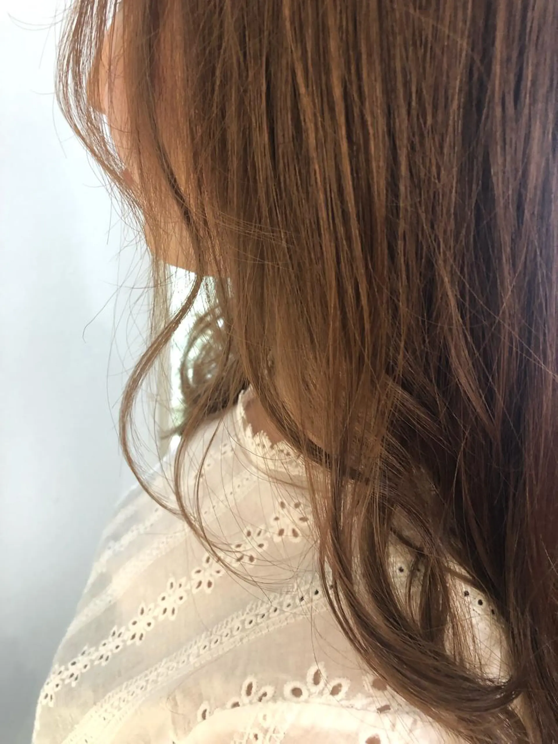 セミロング カラー ベージュカラー カット ヘアカラー トリートメント 韓国hair ·͜· watanabeのヘアスタイル