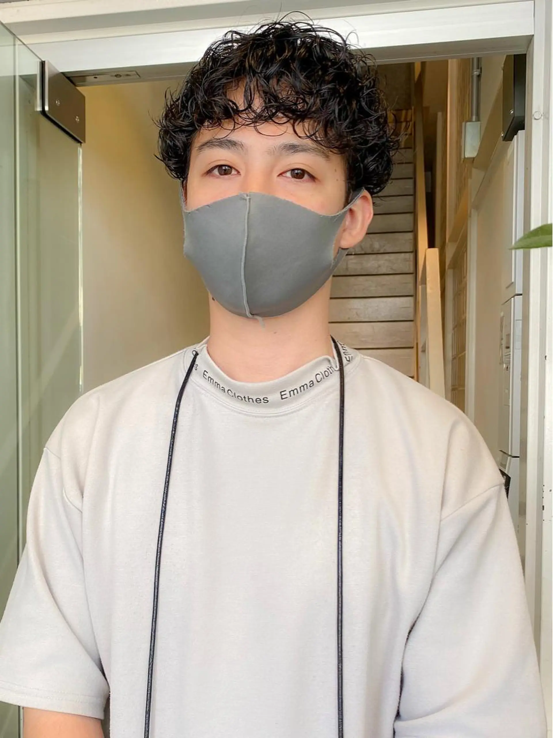 パーマ メンズ カット パーマ メンズ/スパイキー ショート/ミツイのヘアスタイル