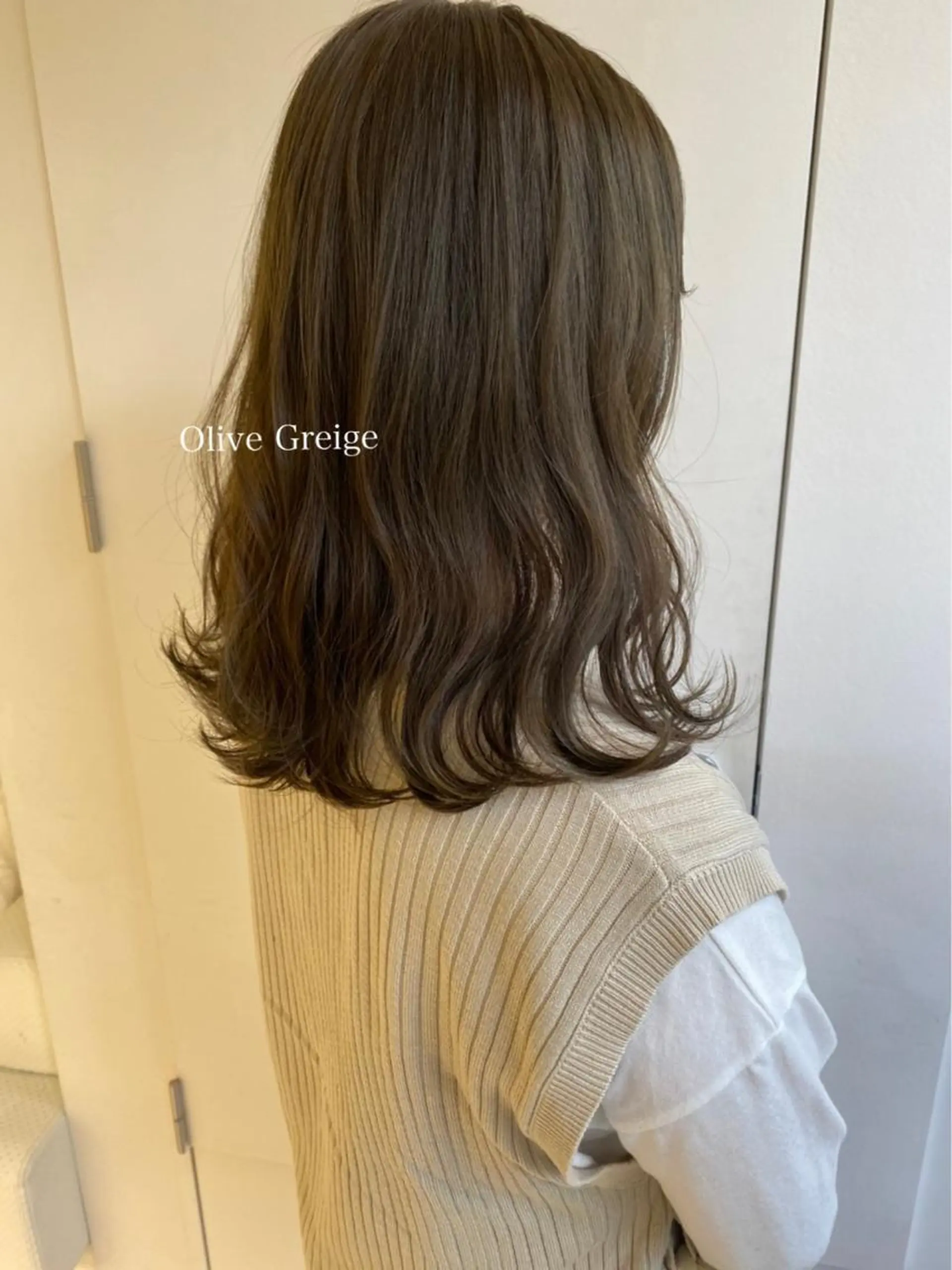 セミロング カラー Parve Mix /頓宮 稚愛🤍のヘアスタイル