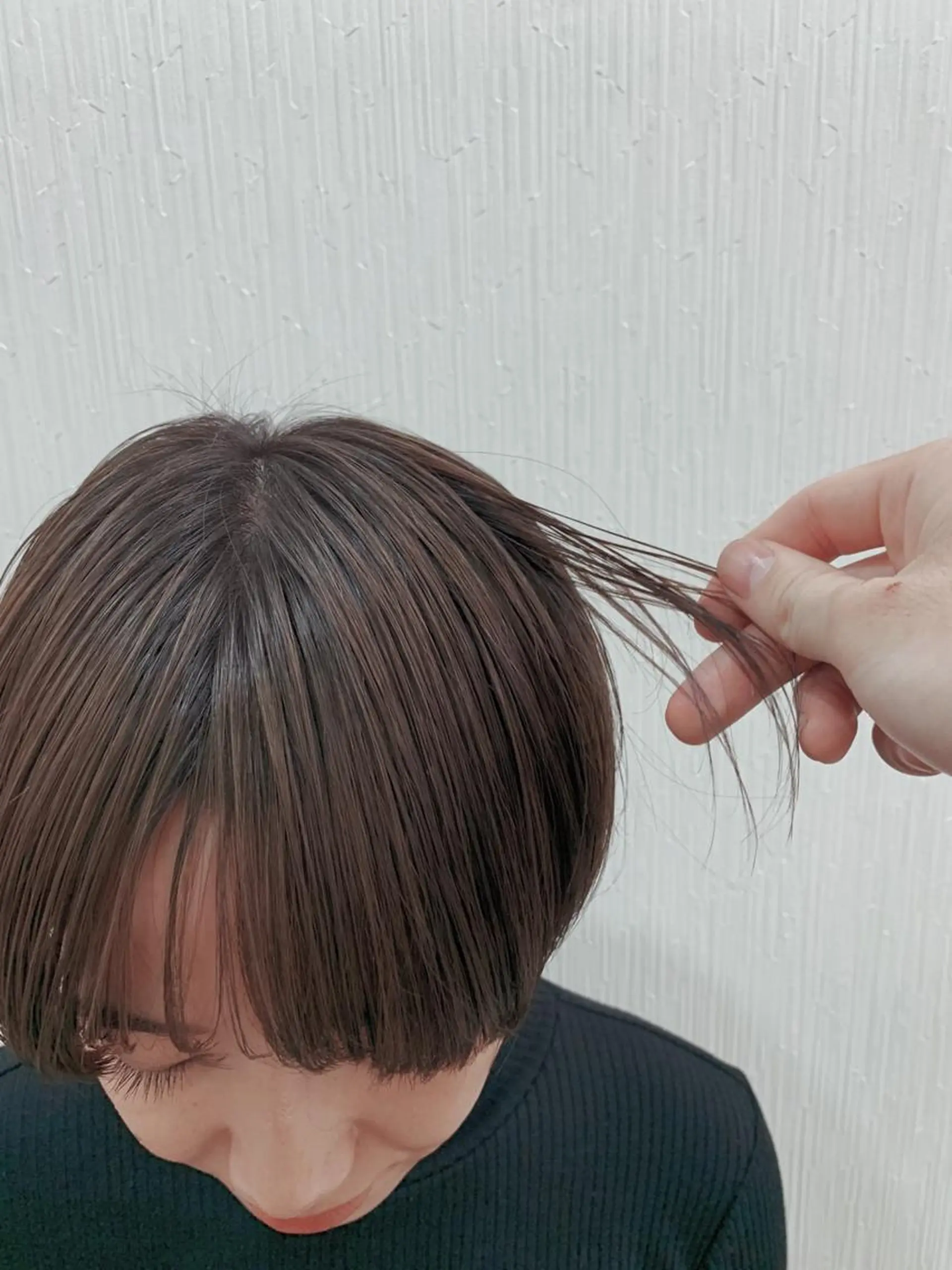 ショート カラー レイヤーカットモデル 募集/藤原一真のヘアスタイル