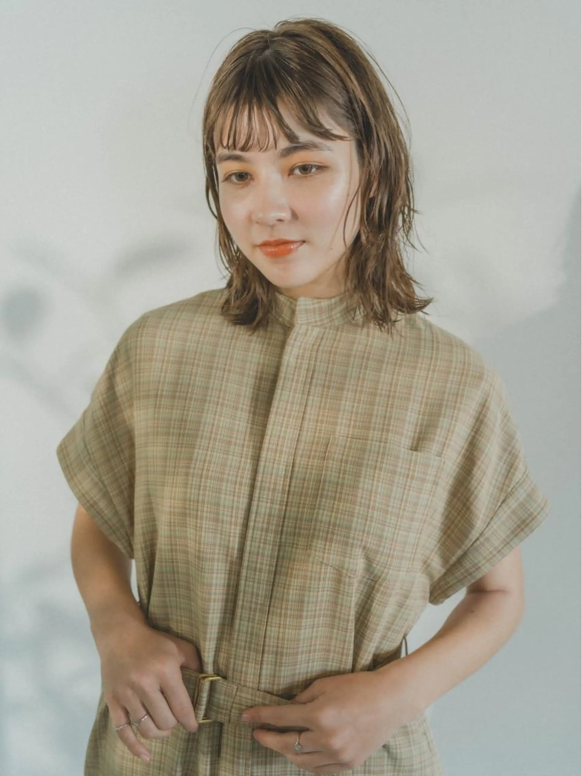 ミディアム ✨艶カラー・ストレー ト✨Lissのヘアスタイル