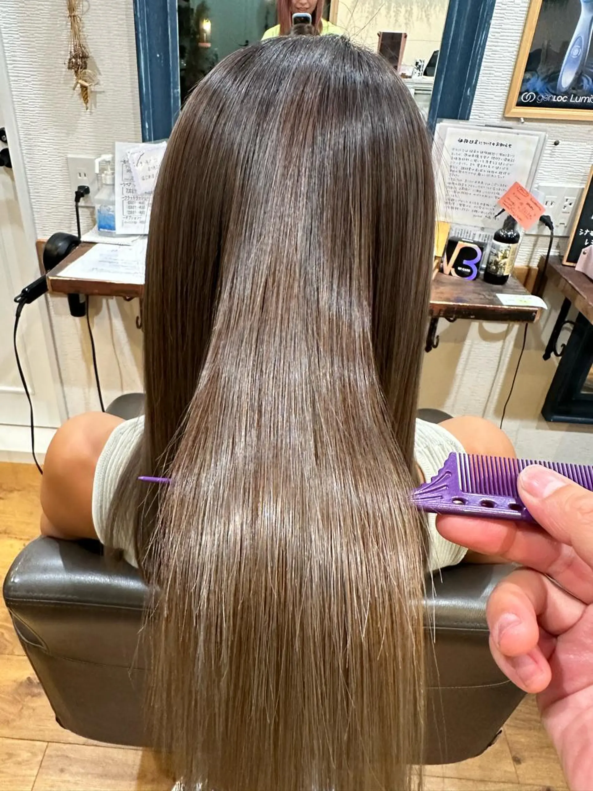 セミロング 髪質改善 トリートメント garland TESHIMAのヘアスタイル