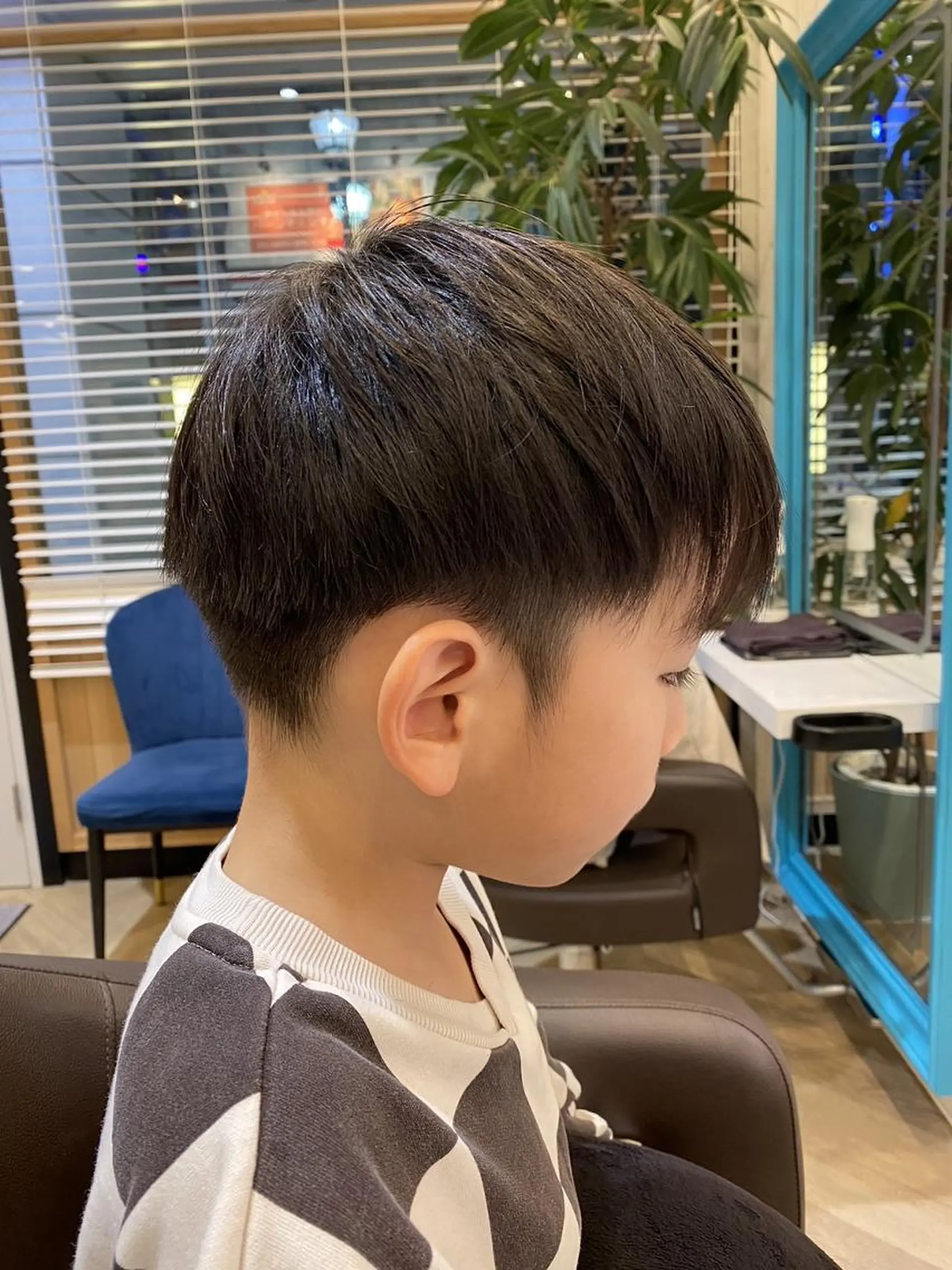 キッズ メンズ レイヤー 髪質改善 fiti横須賀中央のヘアスタイル