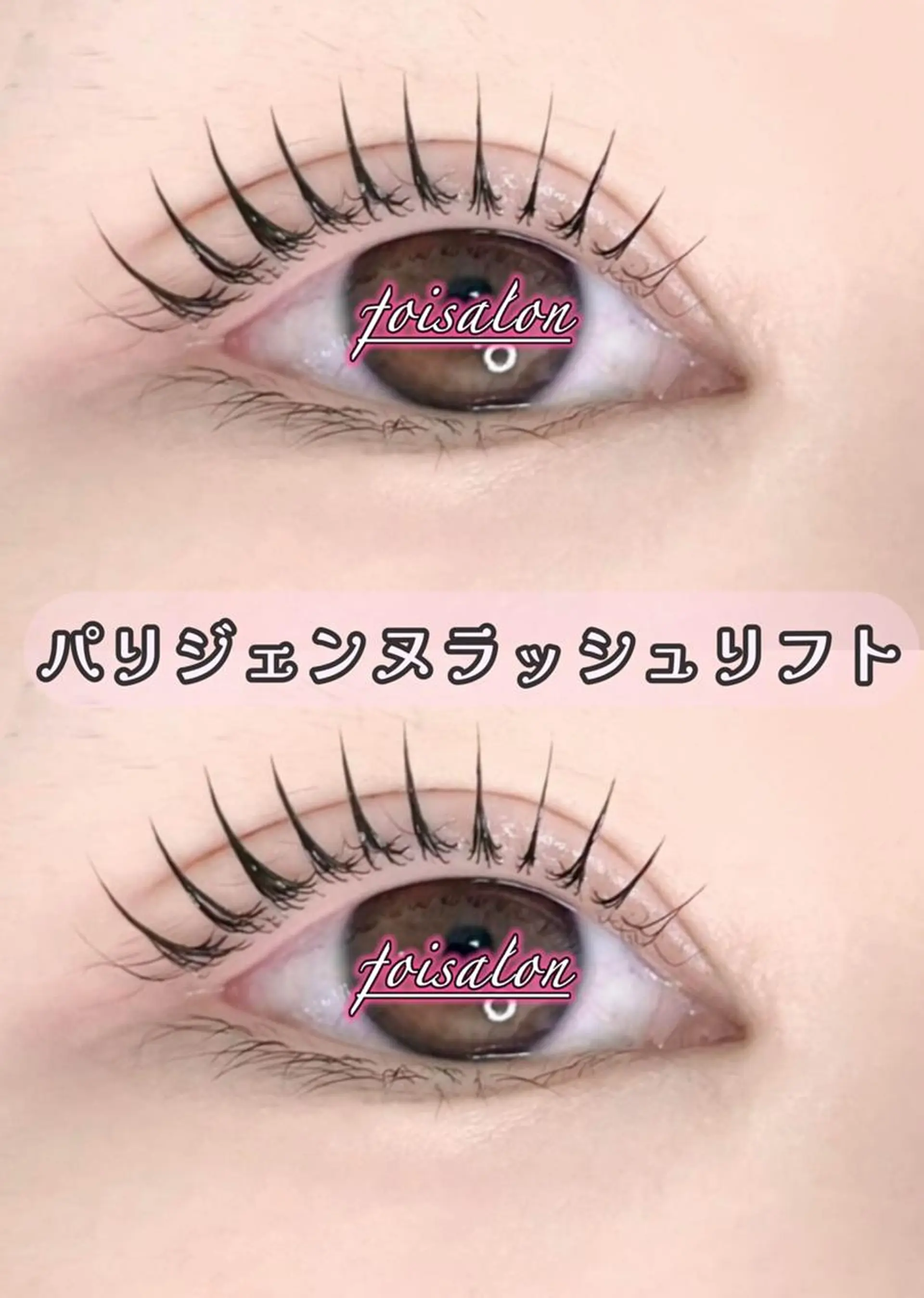 マツエク・マツパ 束感まつ毛 フラットラッシュ パリジェンヌラッシュリフト ワンホンマツエク マツパ foisalon 大久保店のマツエク・マツパデザイン