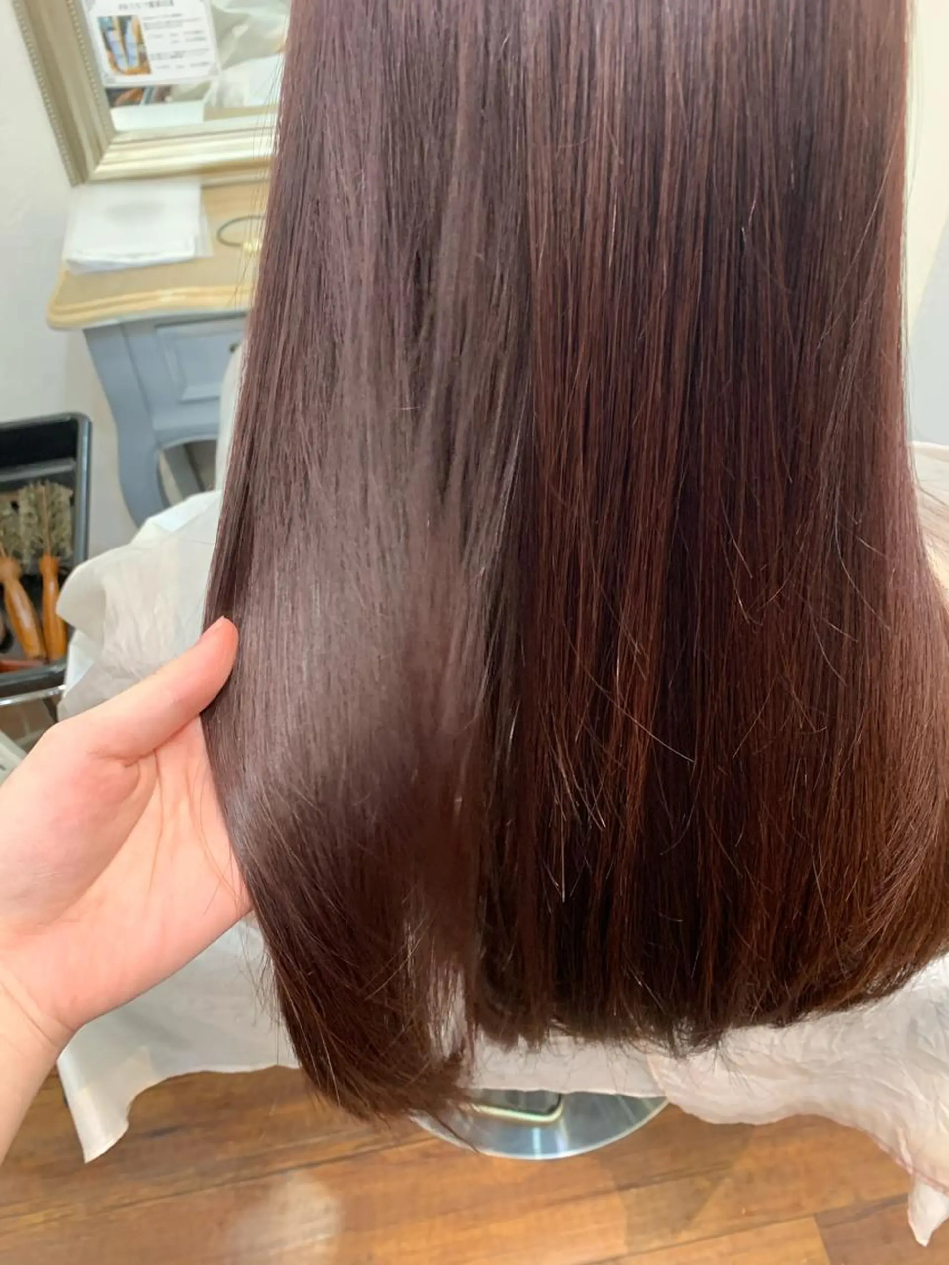 ロング カラー レイヤーカット ✨️進藤ひかりのヘアスタイル