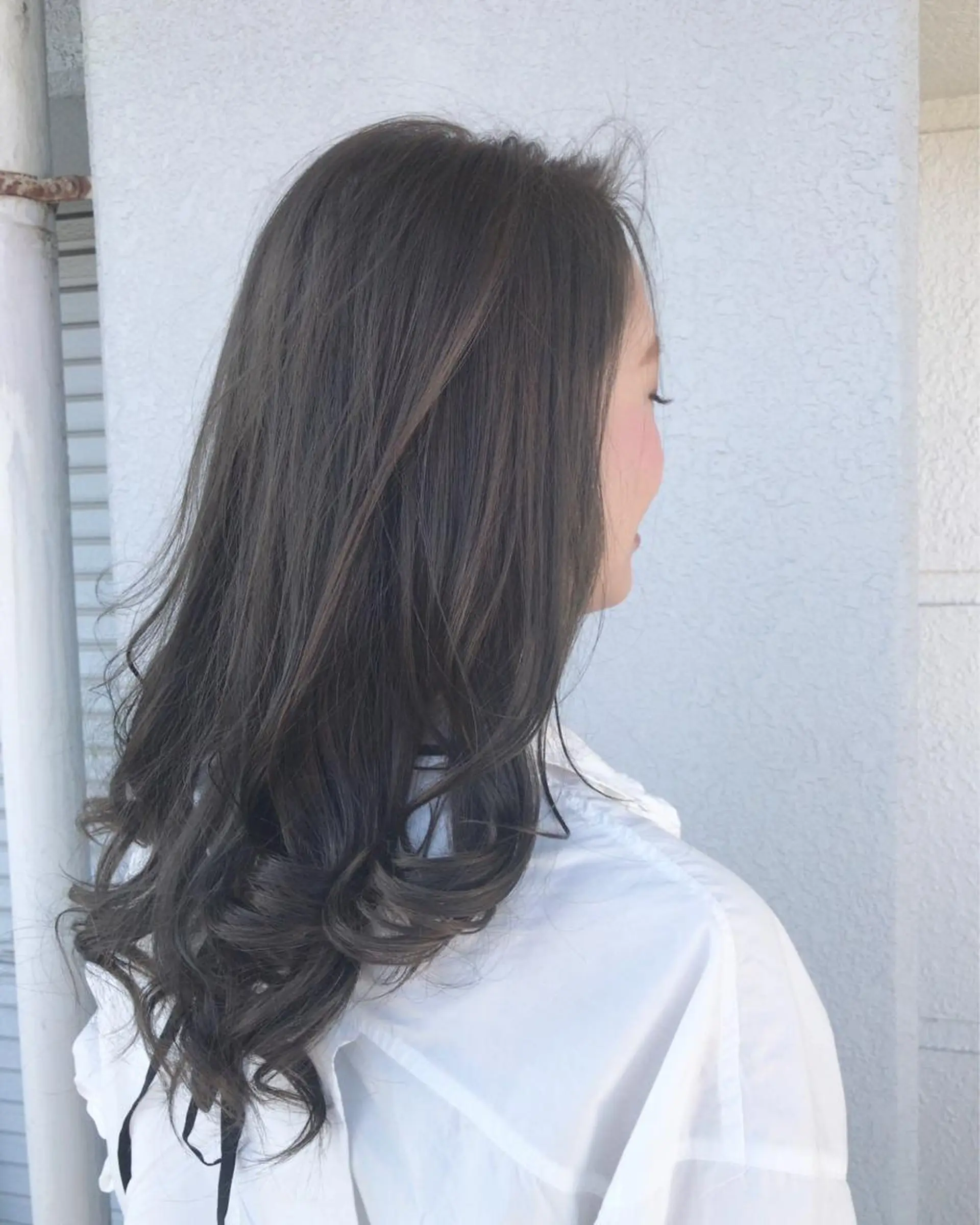 ロング カラー レイヤーカット匠 イソザキノリユキのヘアスタイル