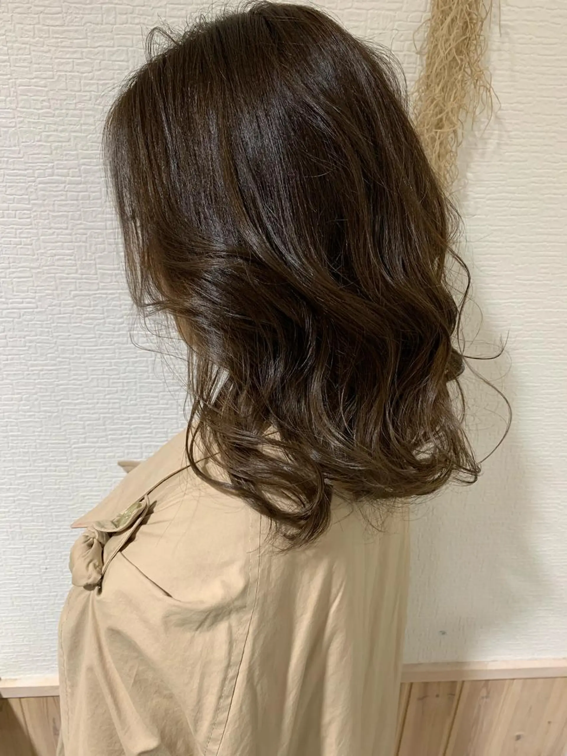 セミロング カラー 心斎橋韓国ボブ 好原良真のヘアスタイル