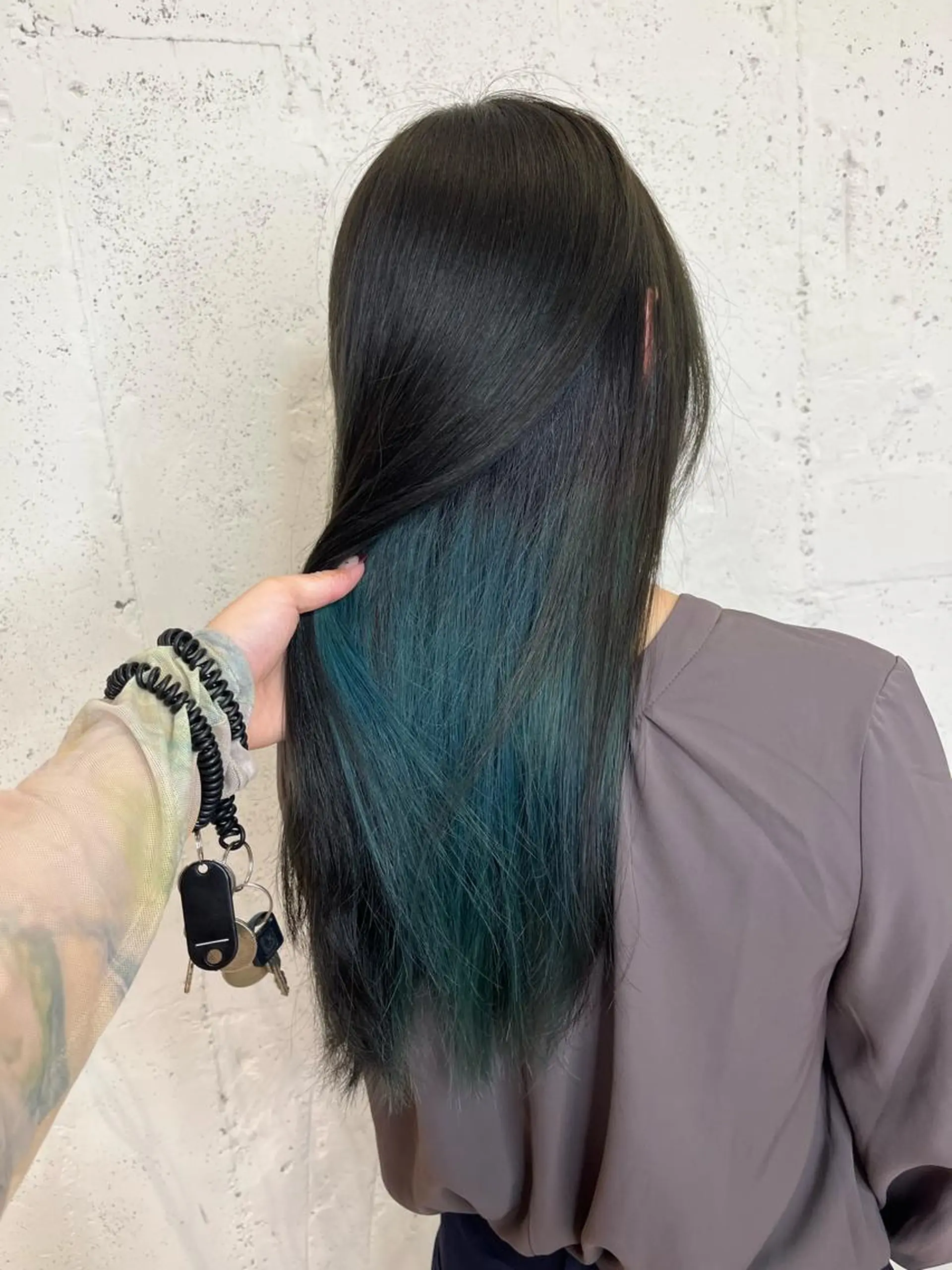 ロング カラー ヘアカラー 透明感ハイトーン🦄 キラ🌈のヘアスタイル
