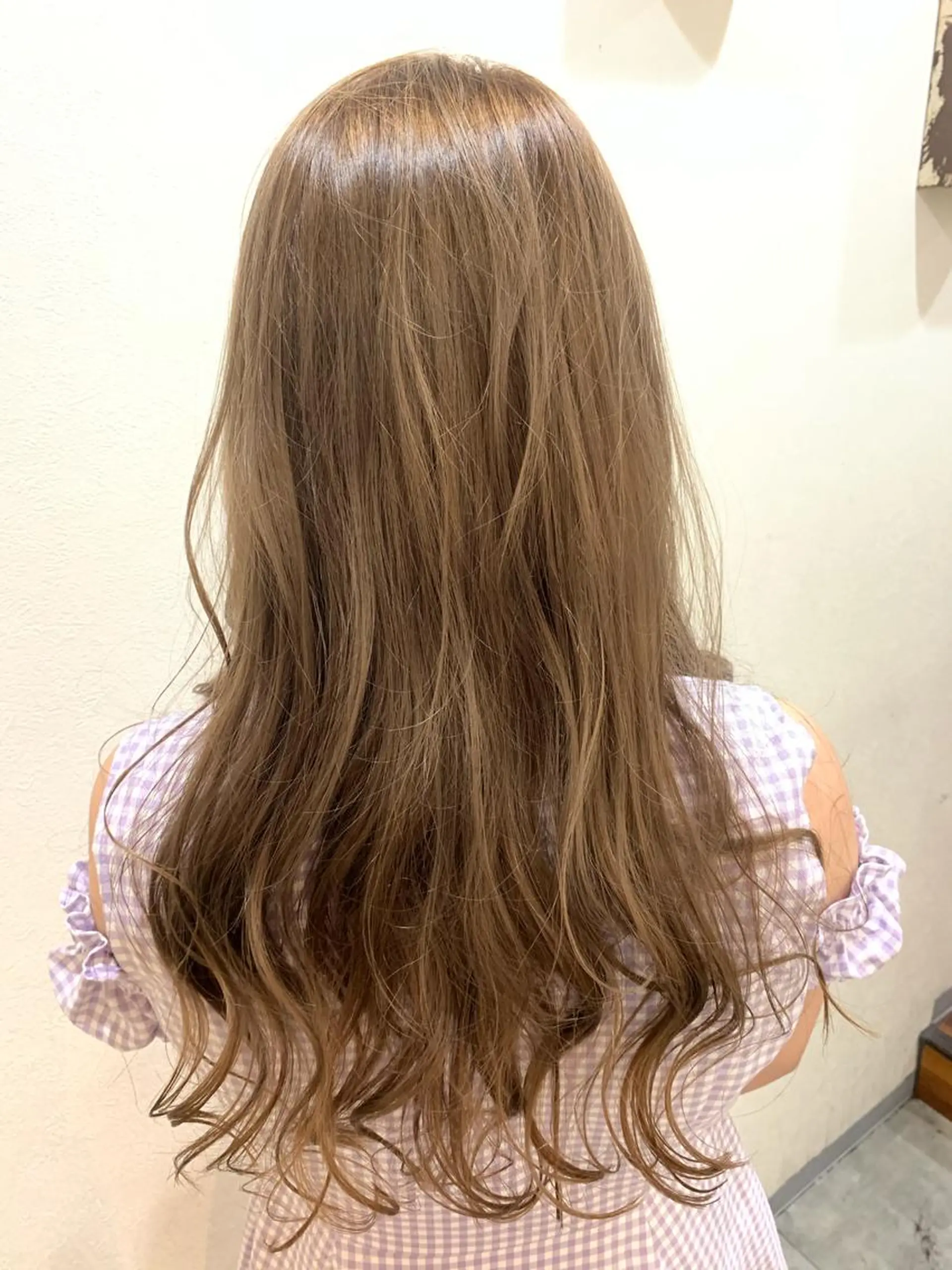 ロング カラー 透明感/ 美髪矯正/田中恭のヘアスタイル