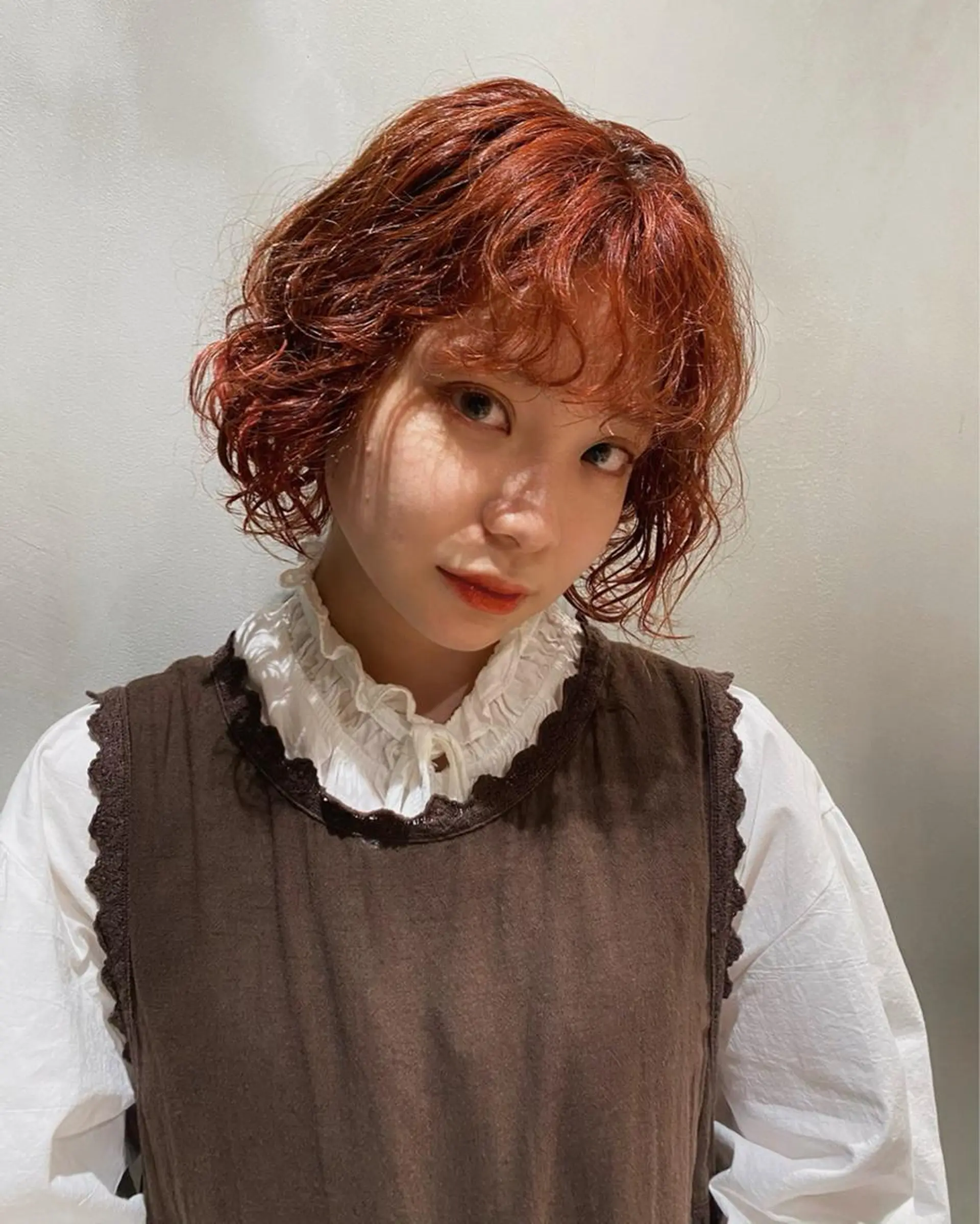 カラー オレンジ maki @pullnocのヘアスタイル