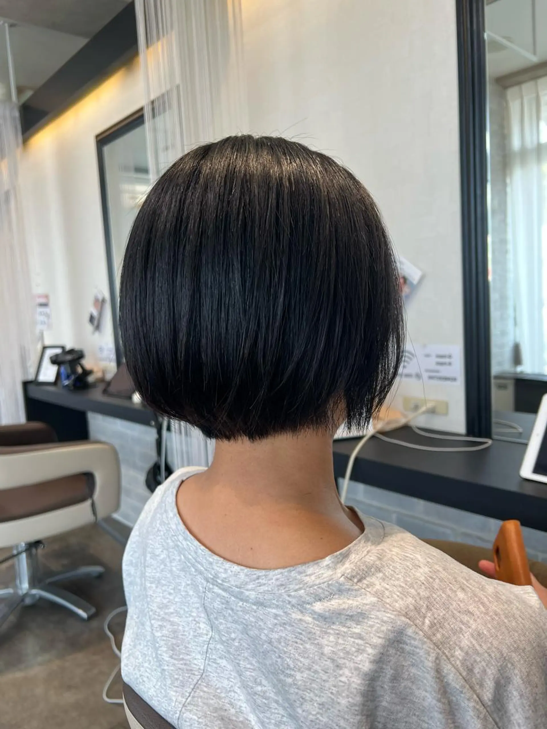 ショート カット 縮毛矯正 トリートメント 川村 綾のヘアスタイル