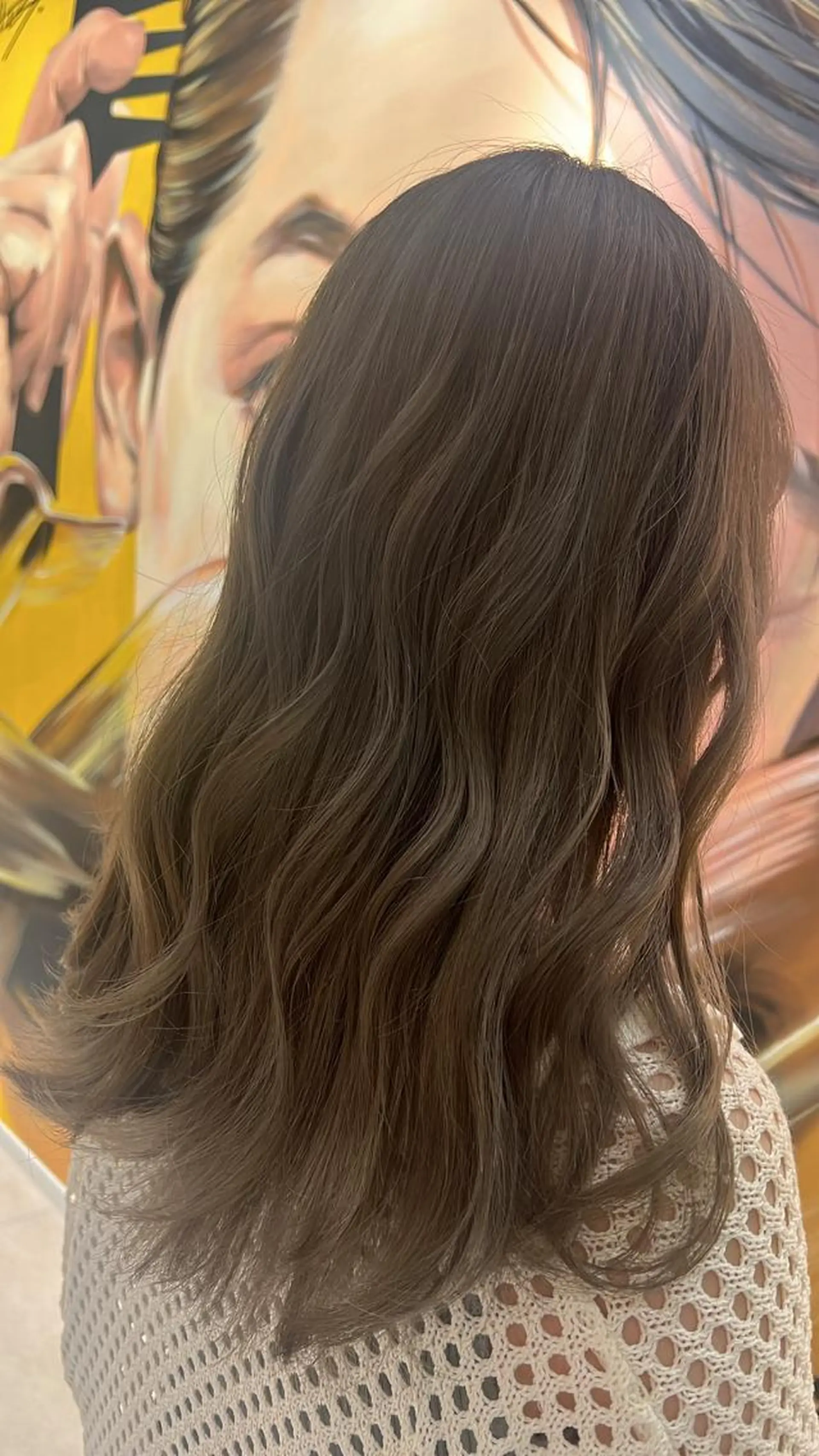 ロング カラー ブリーチ ケアブリーチ デザインカラー ダブルカラー イヤリングカラー カット ヘアカラー トリートメント 🌈安藤愛/透明感 艶カラー🫧ROWのヘアスタイル