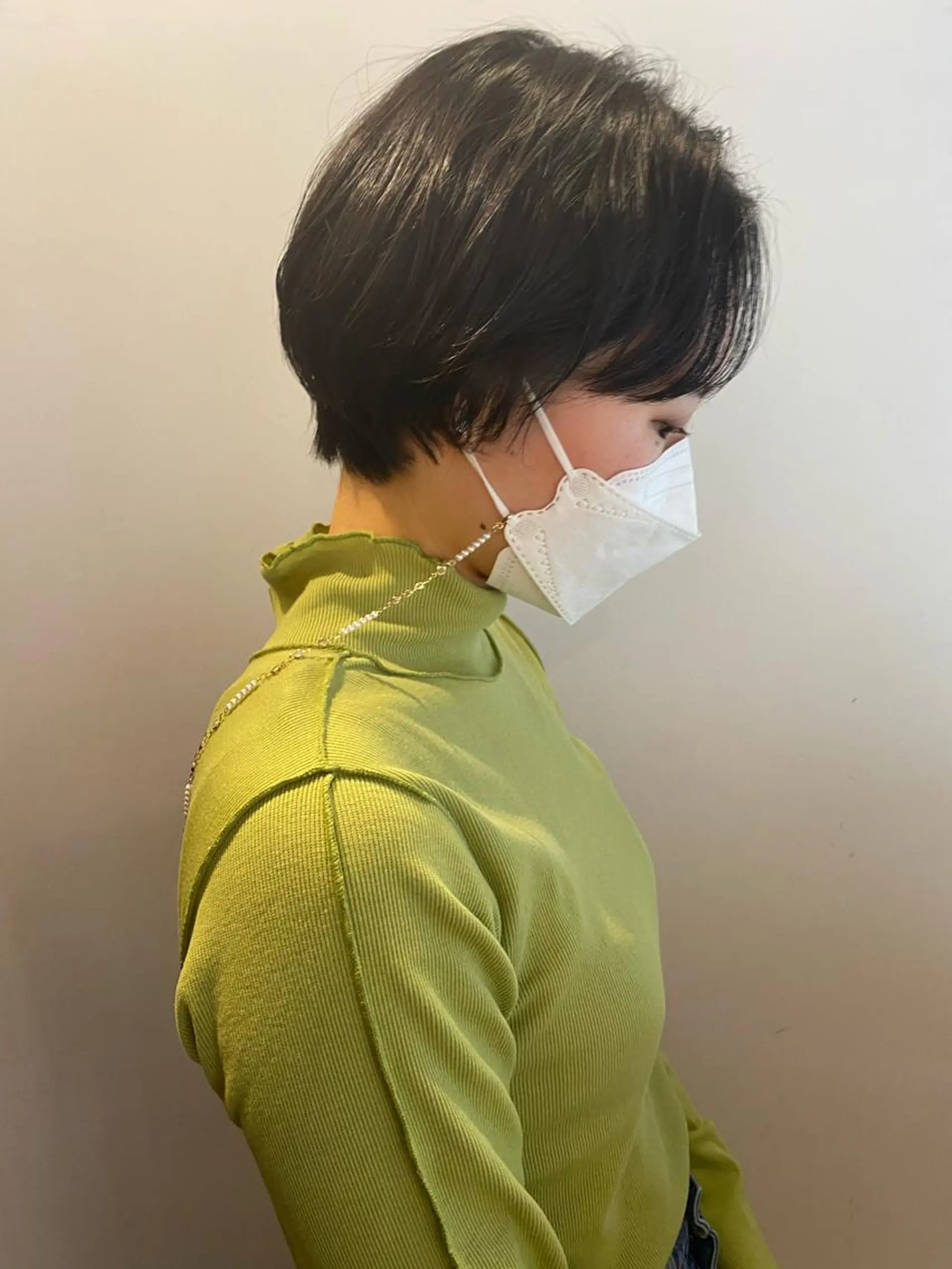 ショート パーマ カット パーマ トリートメント パーマ、髪質改善 菊地美月のヘアスタイル