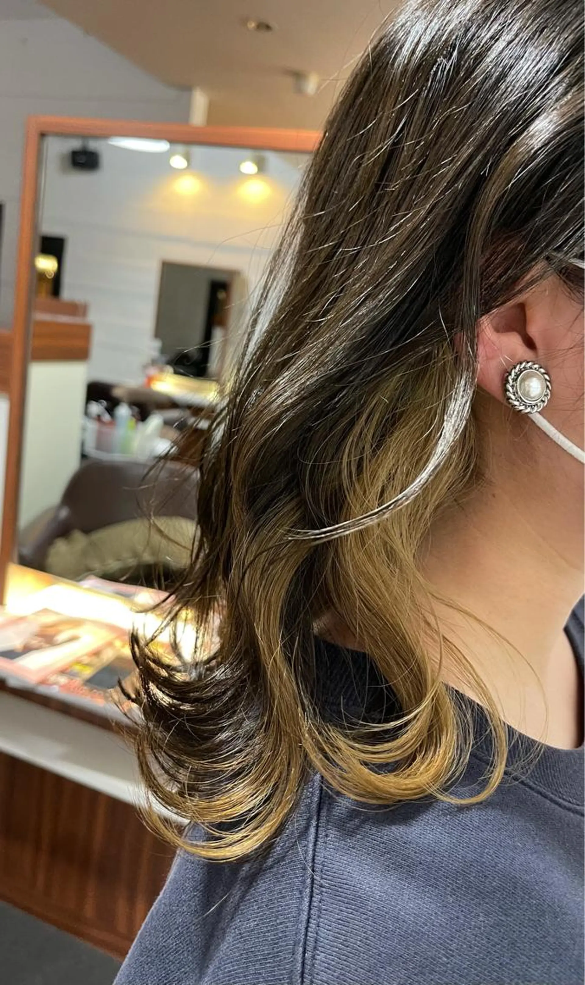 ミディアム カラー 市村 香多のヘアスタイル