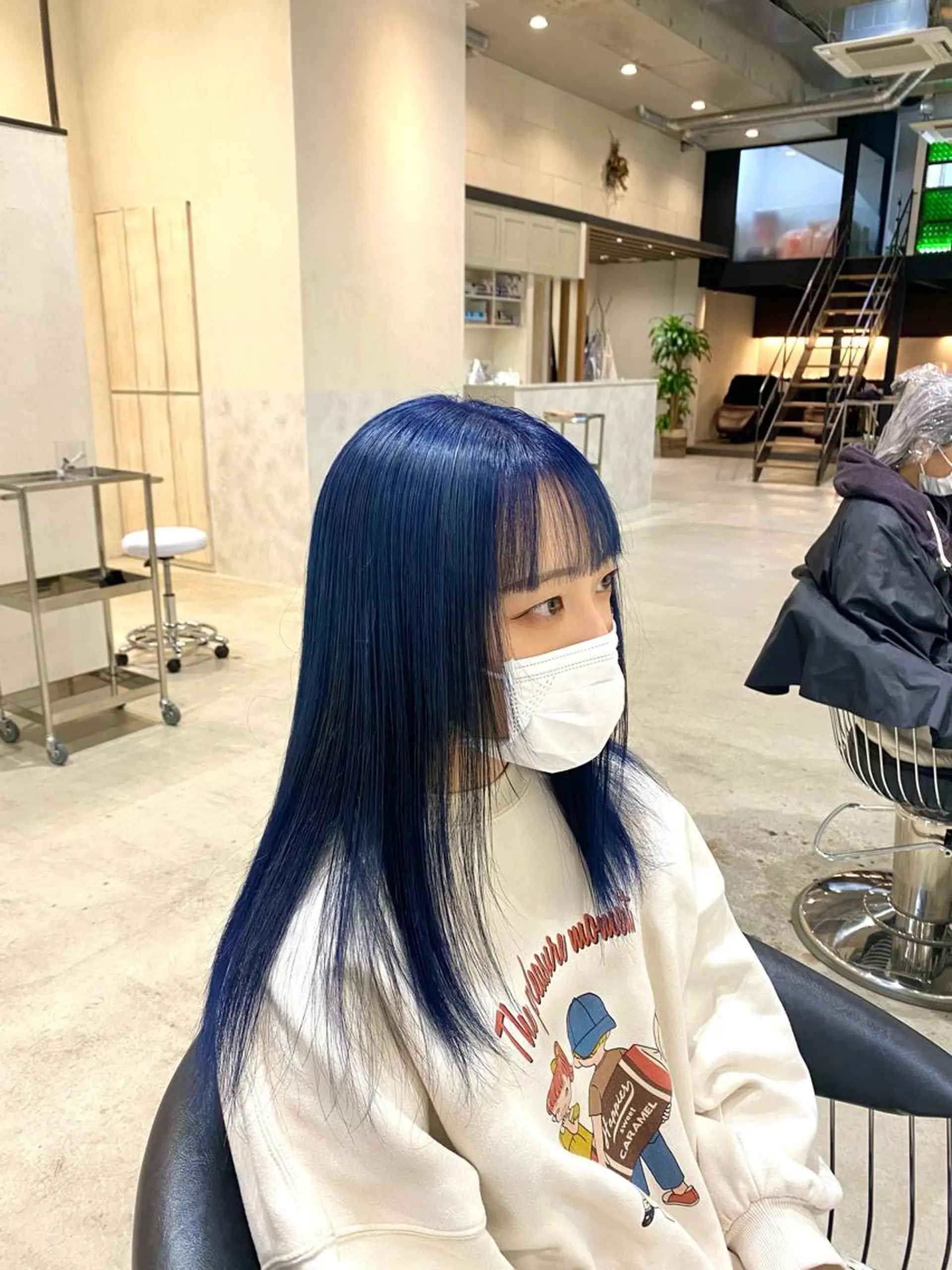 ロング カラー KEIGO/パーマ ハイトーン/DEANのヘアスタイル