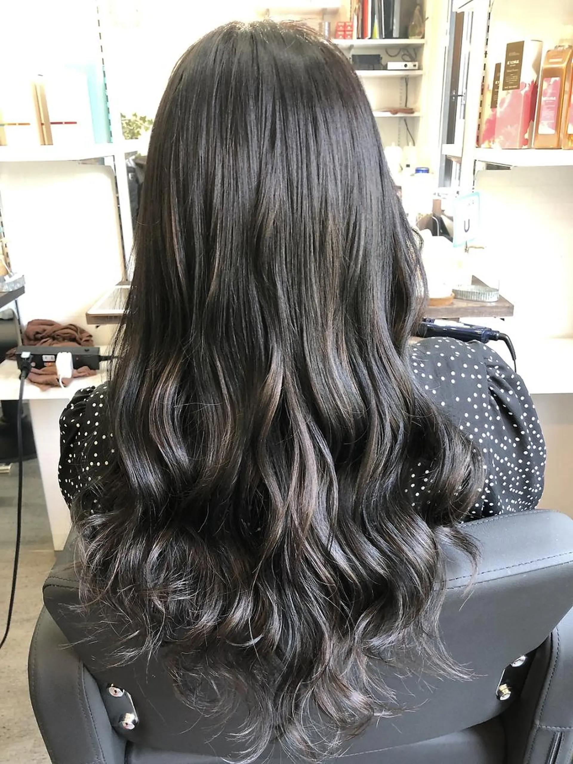 セミロング 100%高級人毛使用 LANIUMEDAのヘアスタイル