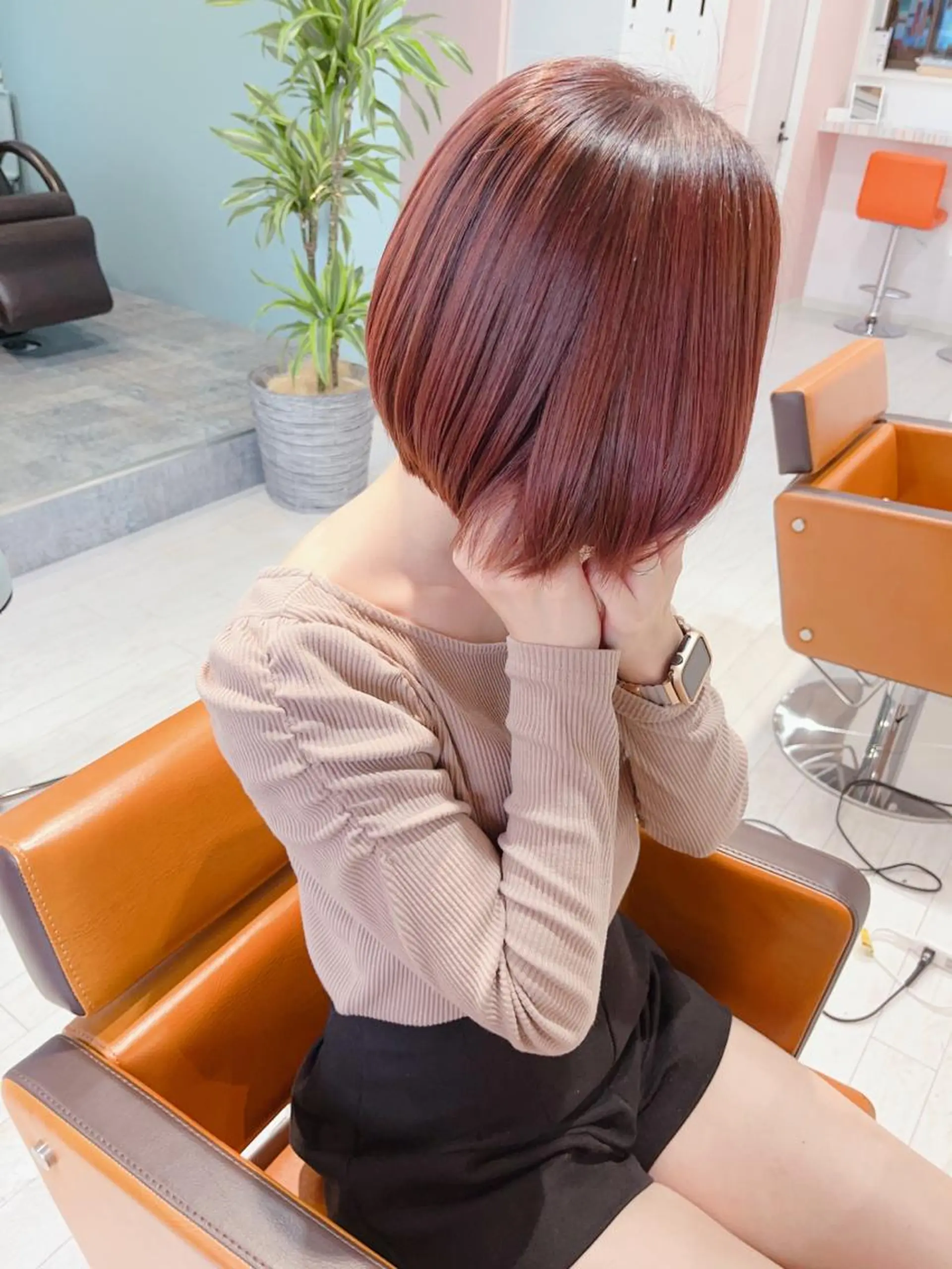 カラー ベージュカラー ピンクカラー ピンクベージュ ✨️💎山口 真依💎✨️のヘアスタイル