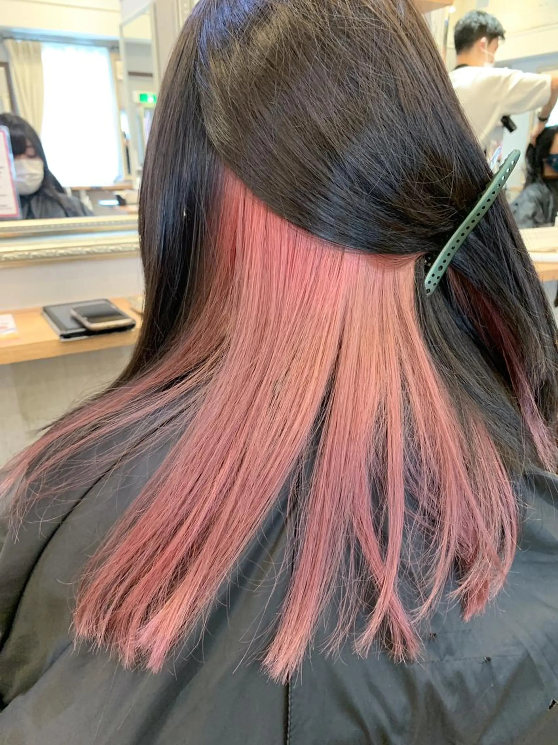 セミロング カラー ベージュカラー ピンクカラー ピンクベージュ ヘアカラー 🌈 DAIKI 🌈のヘアスタイル