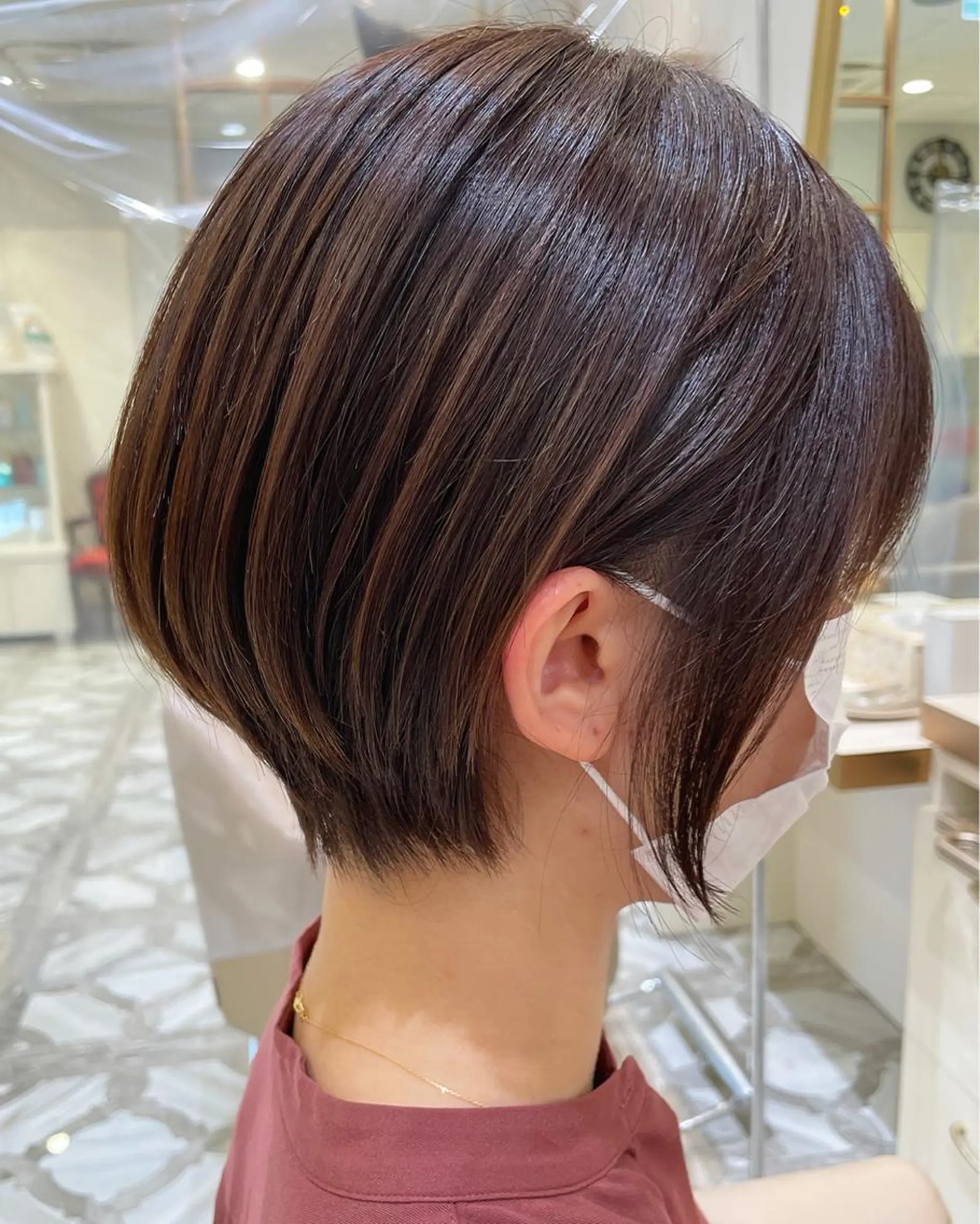 ショート カラー カット トリートメント 【まとまるショート 髪質改善】今井隆太のヘアスタイル