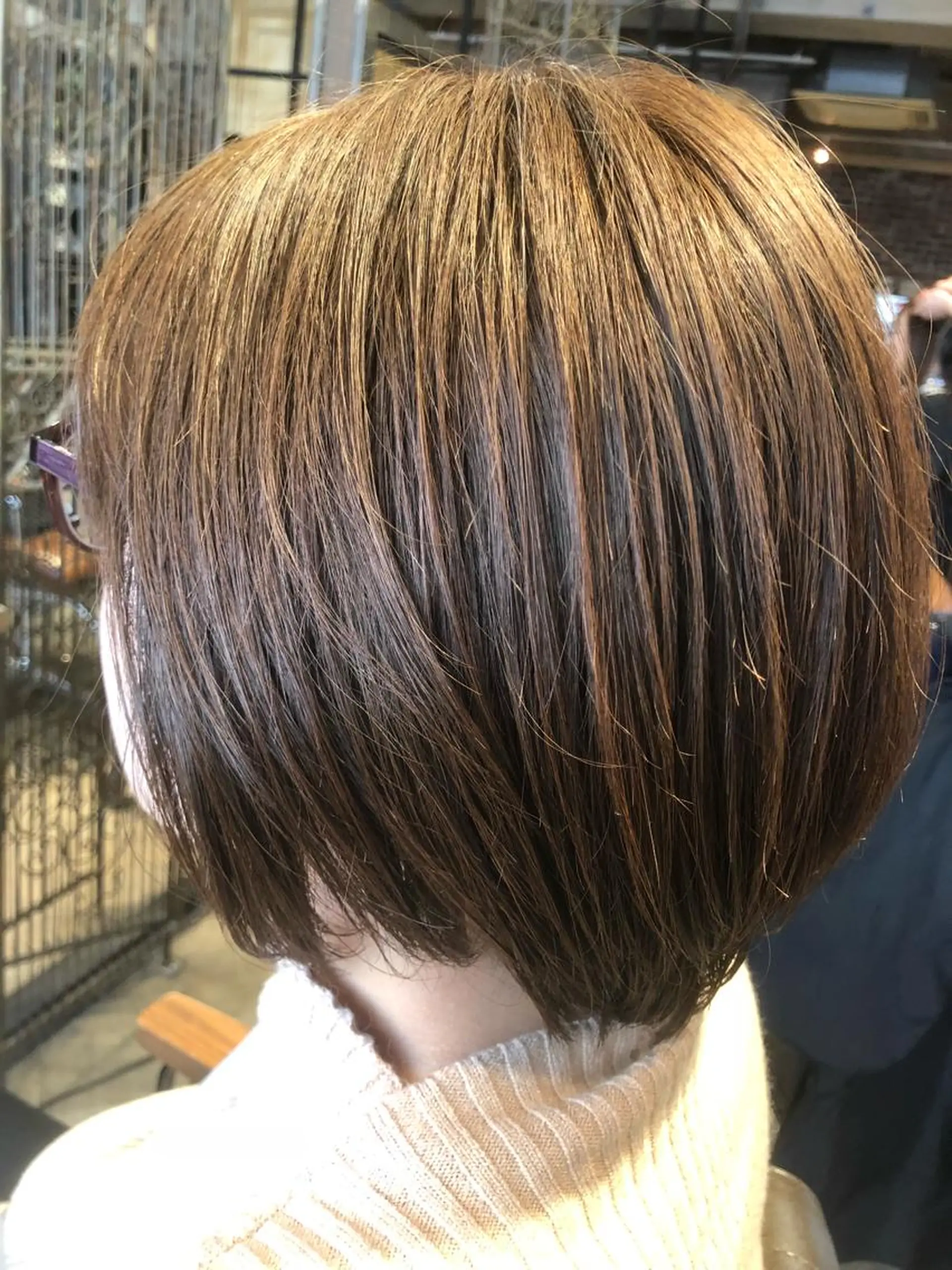 ショート カラー 藤木 雅俊のヘアスタイル