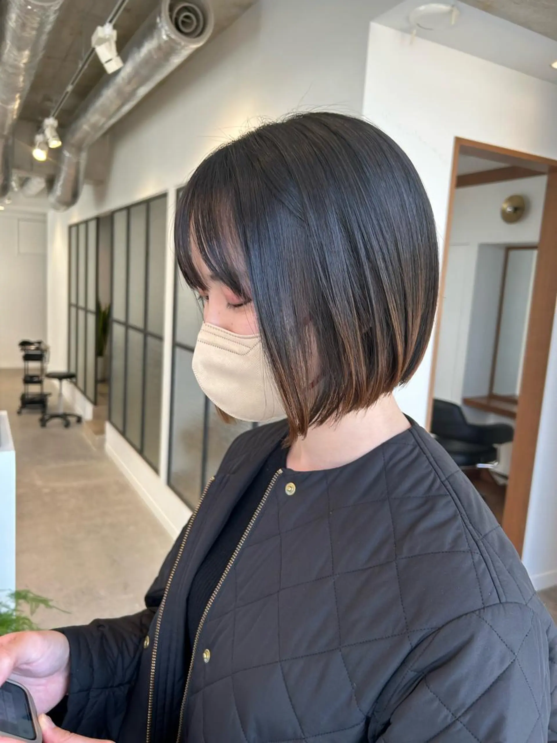 ショート ボブ 髪質改善/縮毛矯正/ 透明感カラーYUMAのヘアスタイル