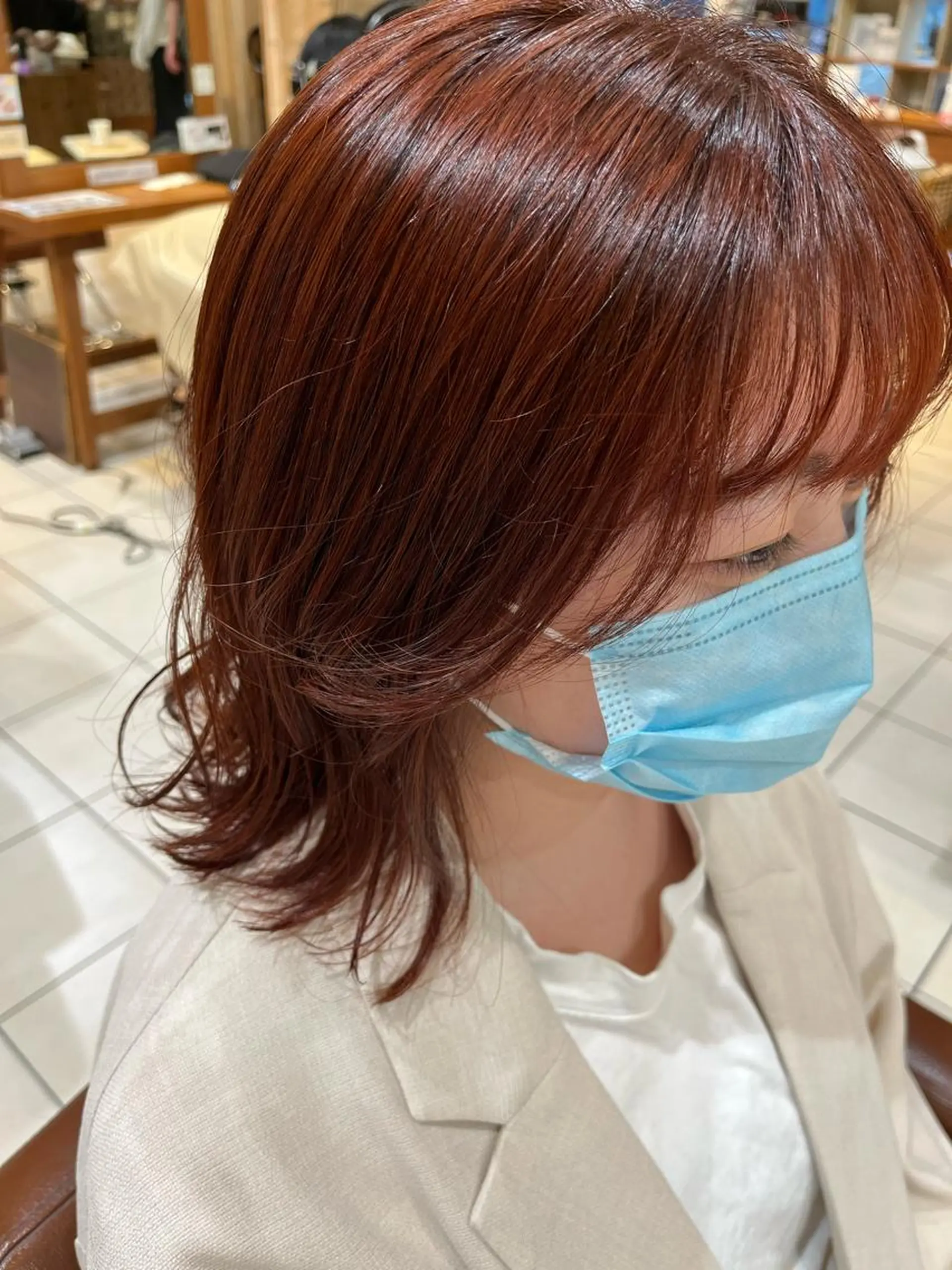 ミディアム カラー カット ヘアカラー トリートメント ハイトーンカラー🩵 耳ツボジュエリー👂のその他イメージ