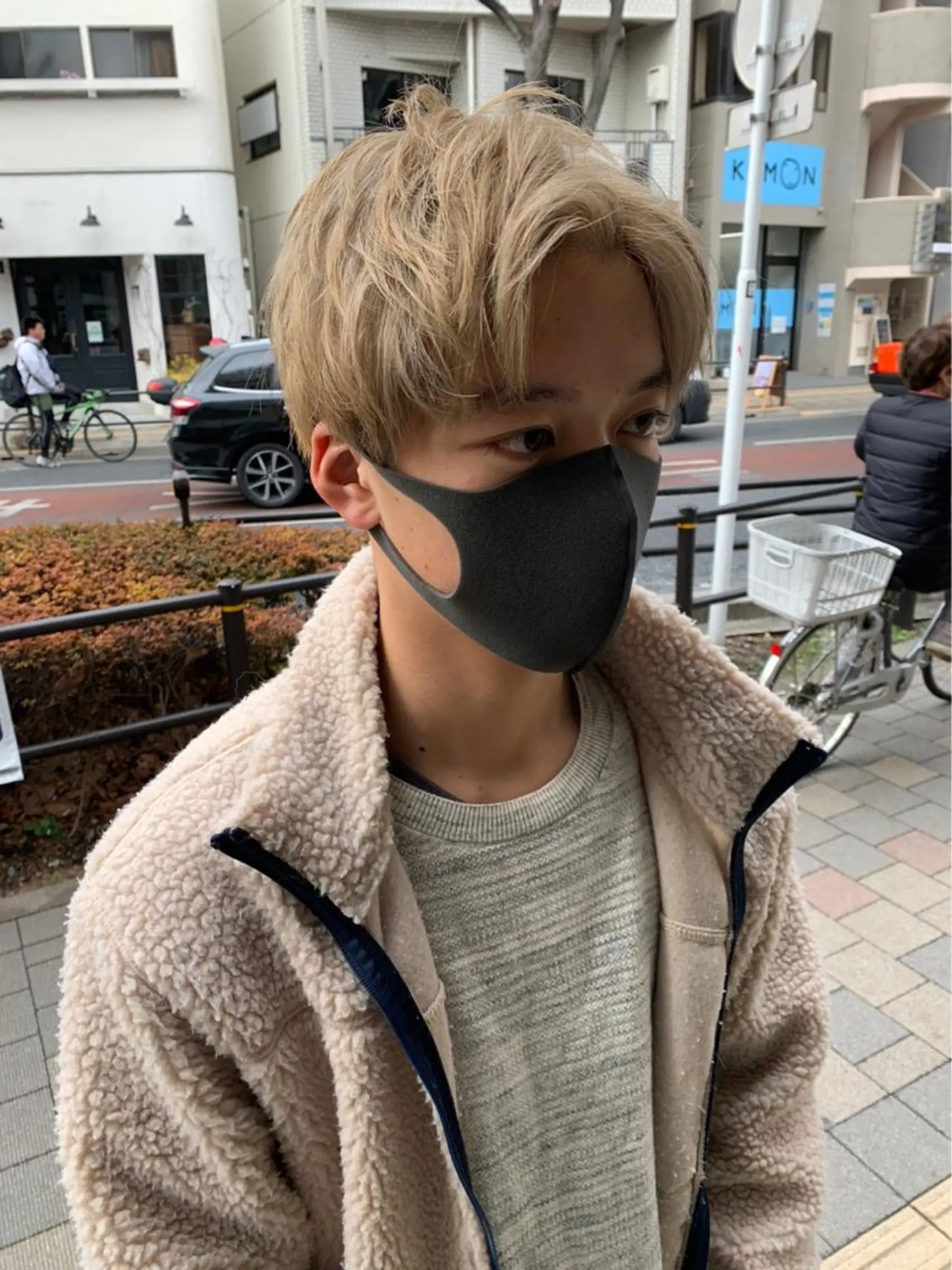 ミディアム カット ヘアカラー メンズ特化 【かな】のヘアスタイル