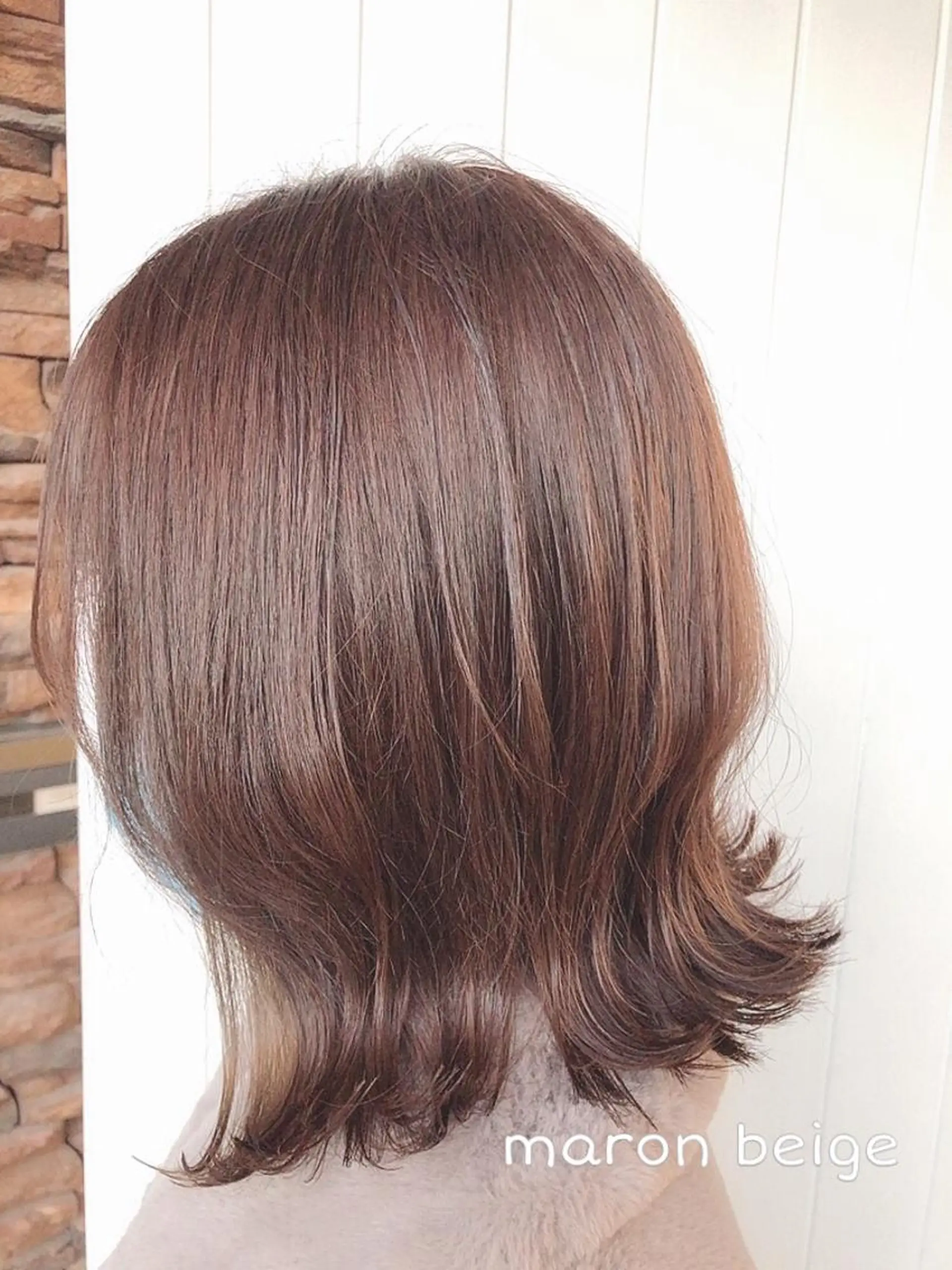 ミディアム カラー 髪質改善✨️透明感カ ラー✧*。山下さいみのヘアスタイル