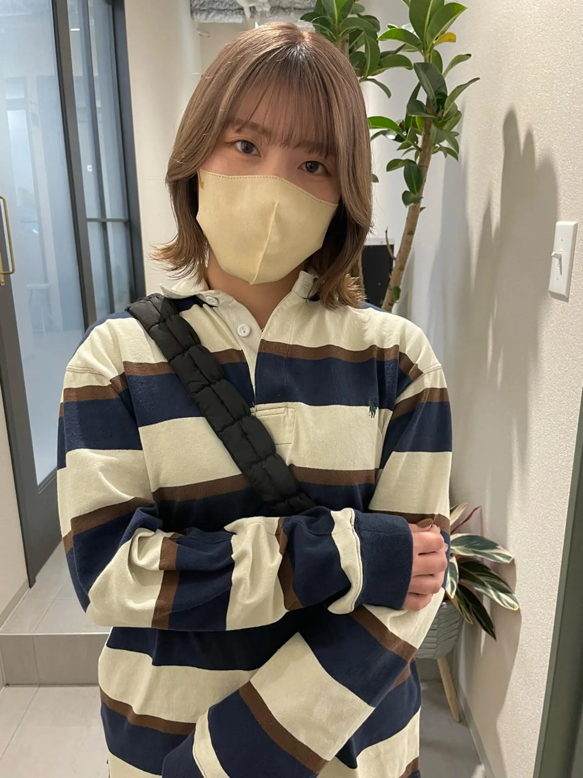 ミディアム カット ヘアカラー 🌸インナーカラー 🌸藤井春華のヘアスタイル