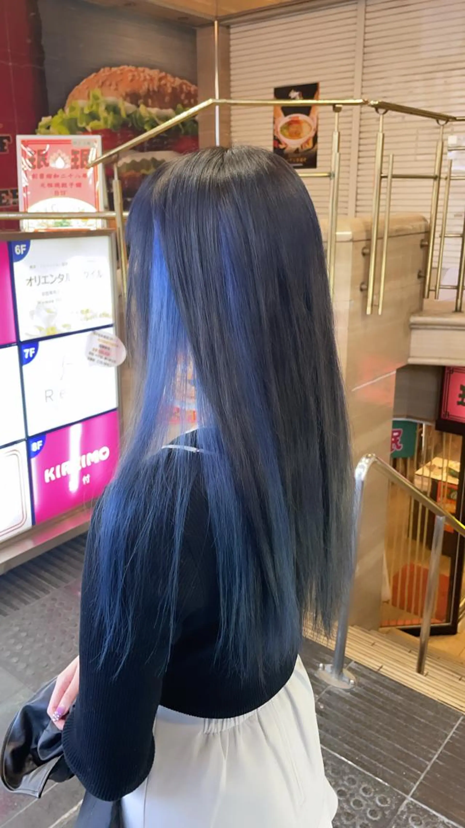 セミロング ヘアカラー トリートメント Selene hair OSAKAのヘアスタイル