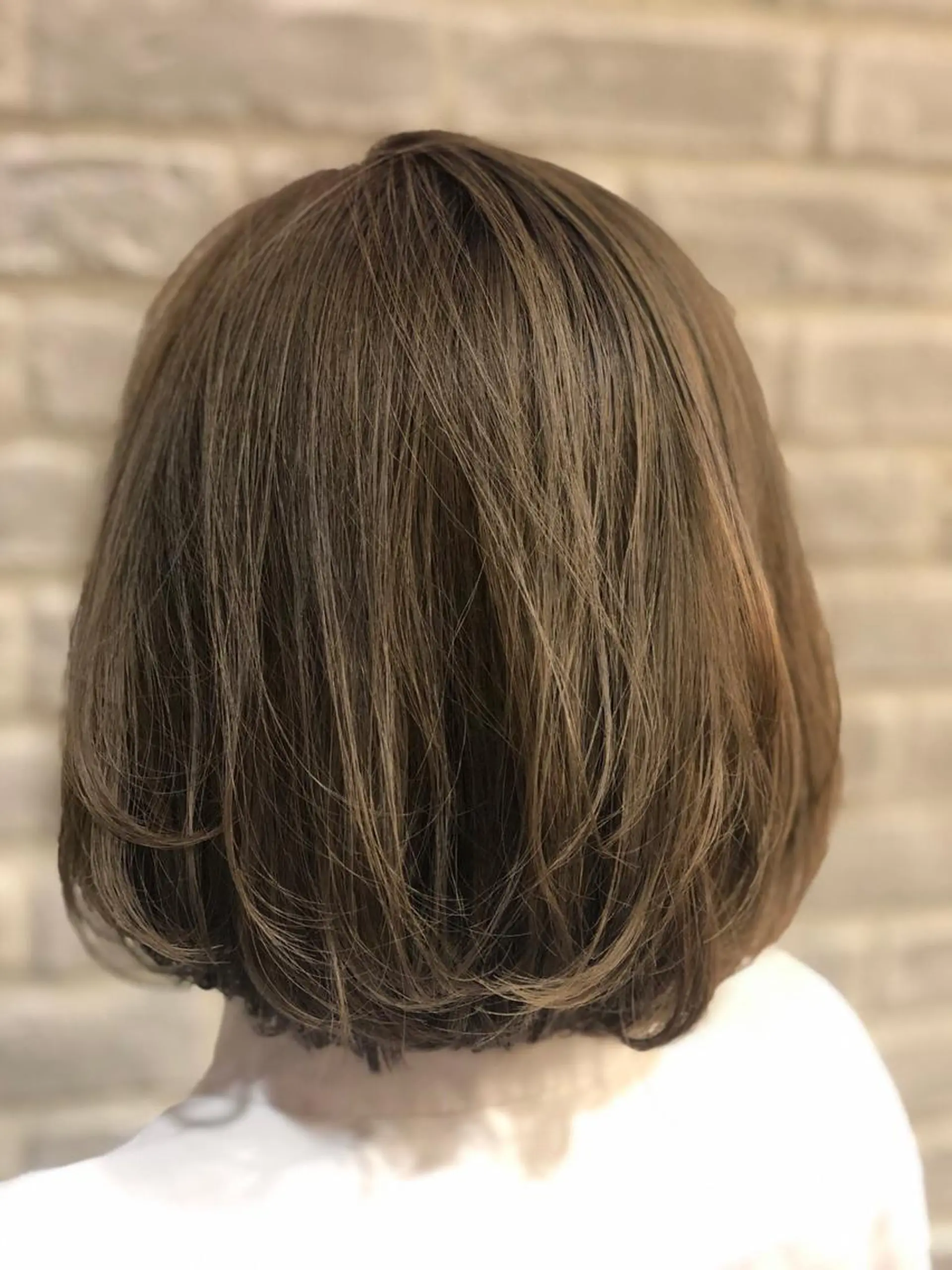 ショート カラー 透明感カラー グレージュ シアーグレージュ THINK SHOP KANTAのヘアスタイル