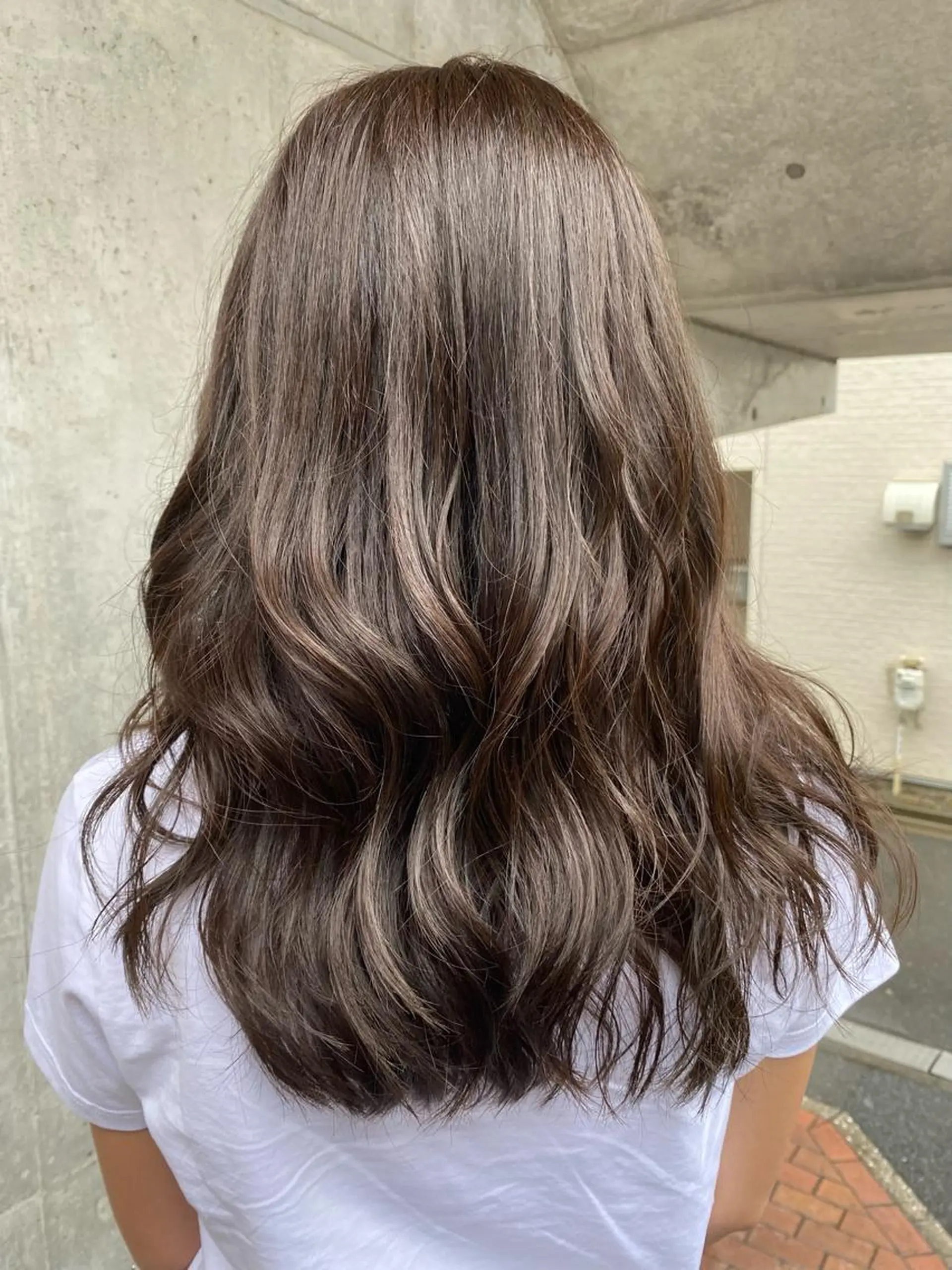 セミロング カラー カット ヘアカラー 🍃YURI 🍃のヘアスタイル