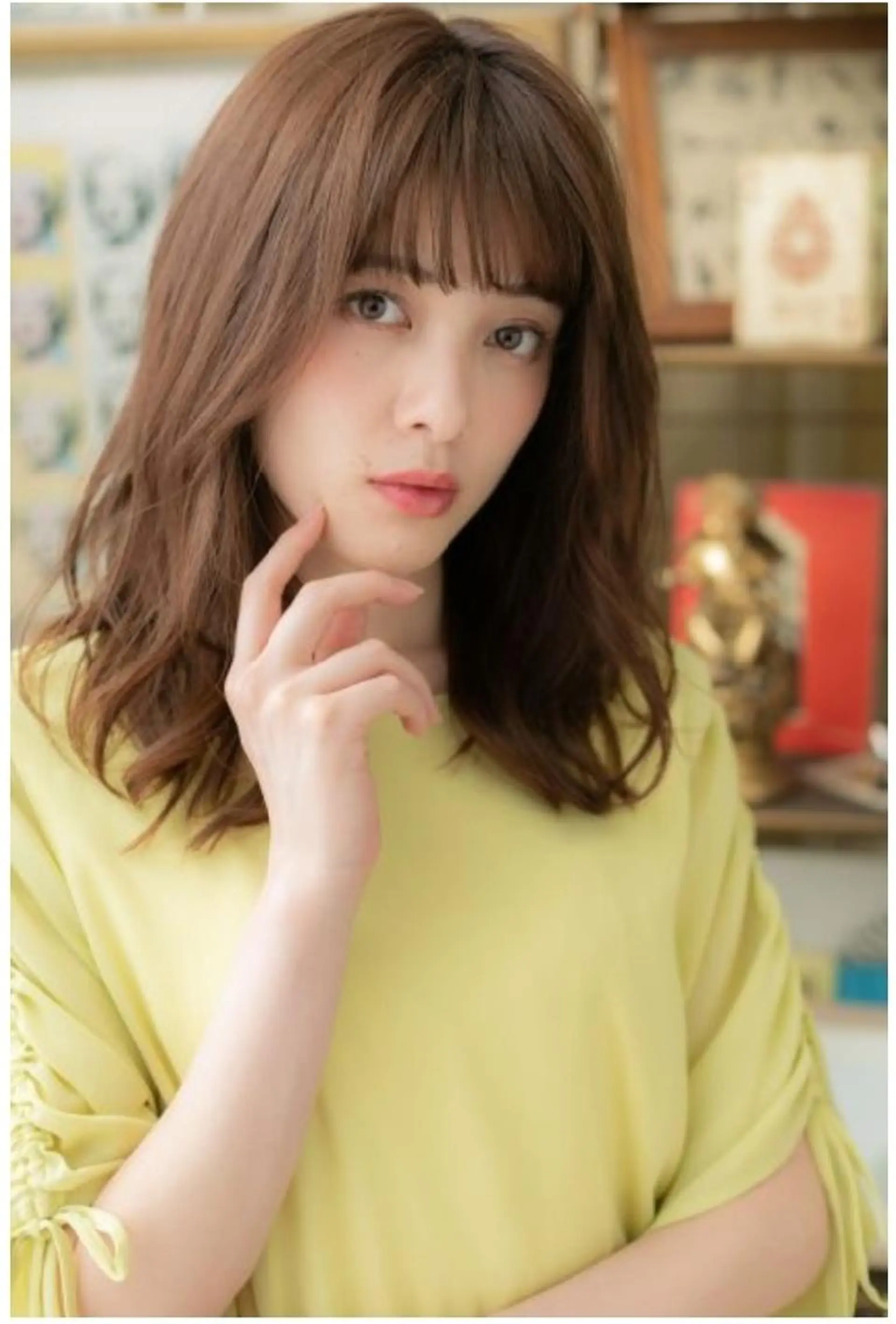 セミロング 中野 雄介のヘアスタイル