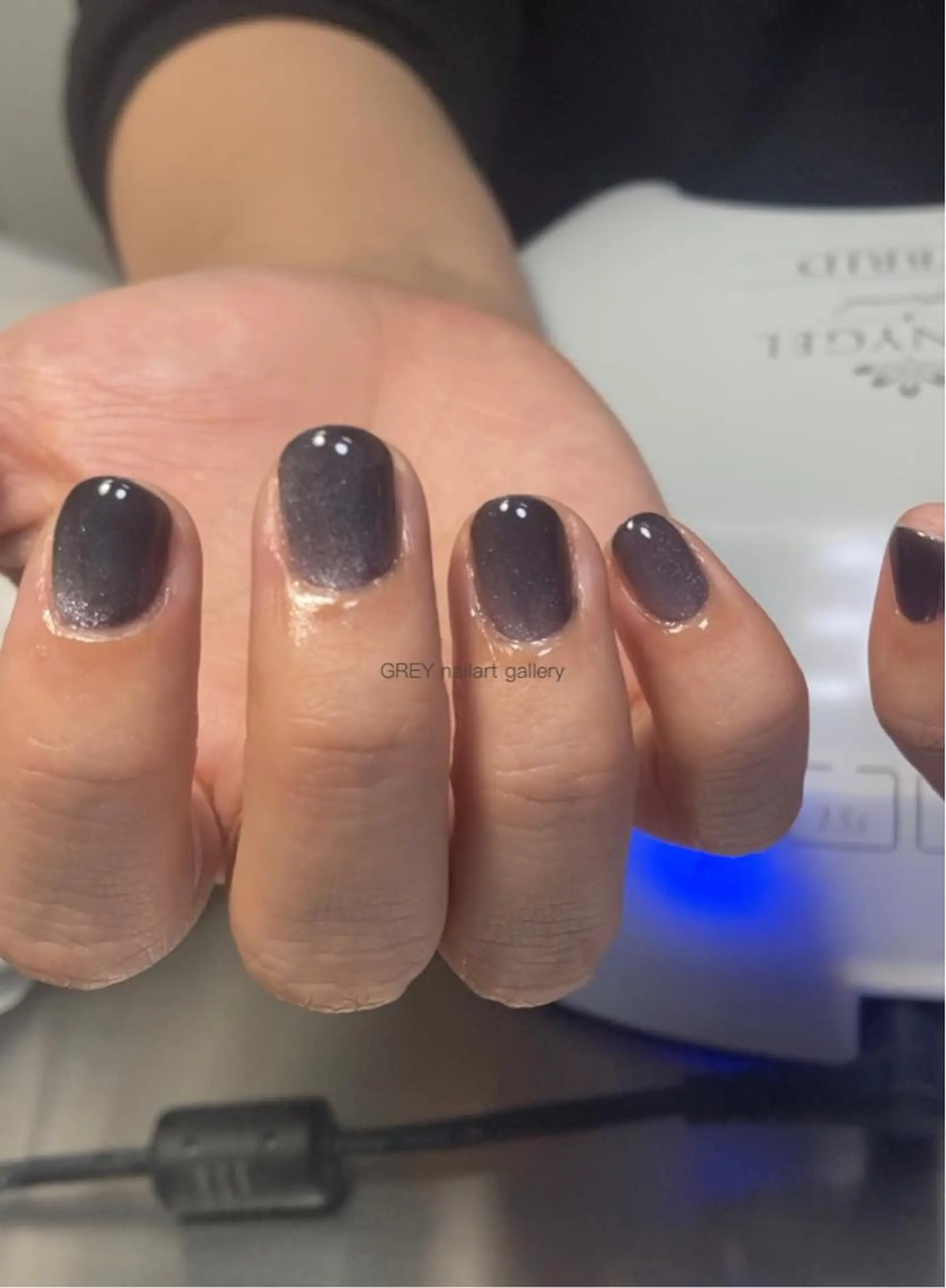 ネイル ショートネイル 【GREY】 TAIRAのネイルデザイン