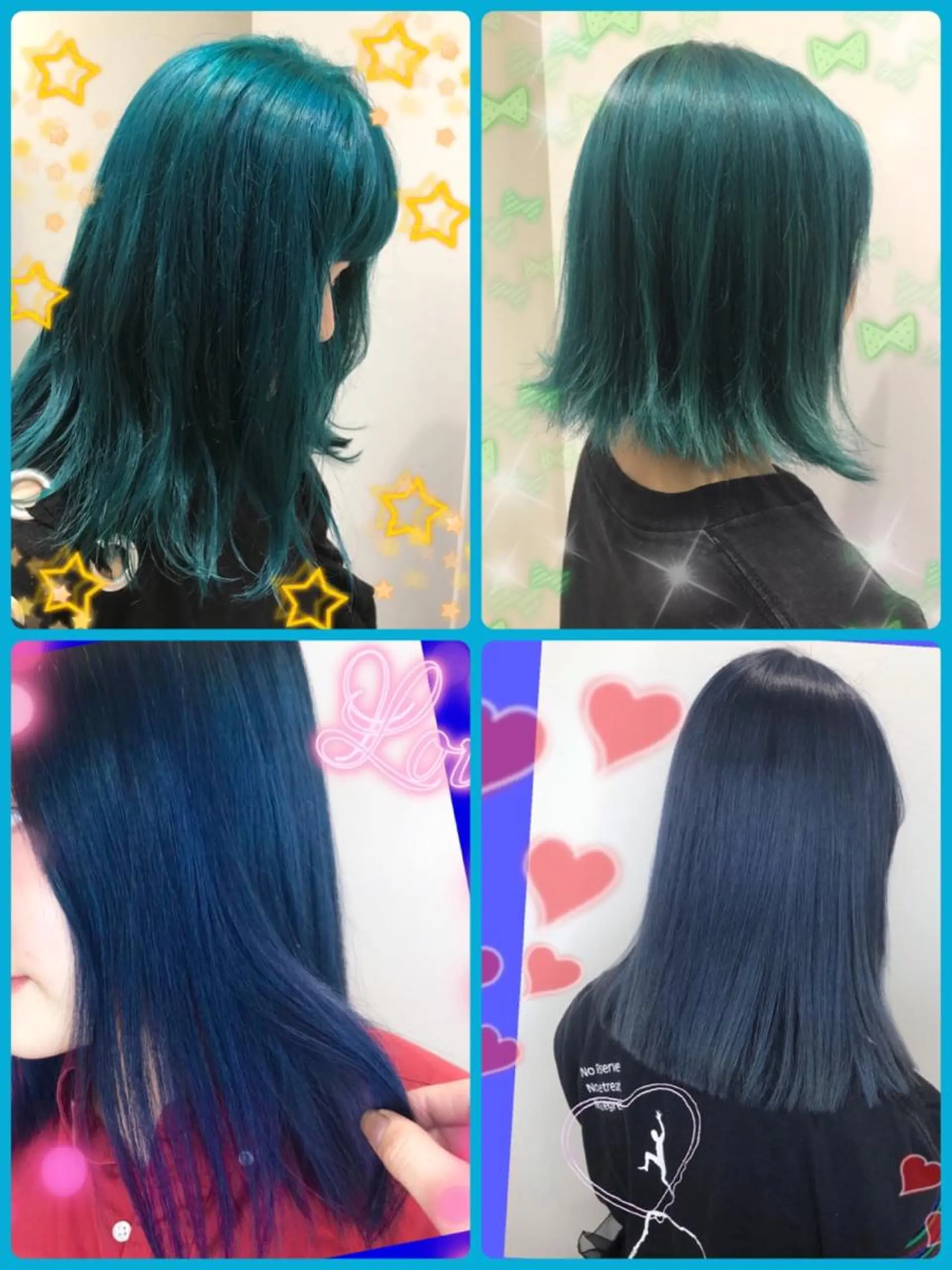 カラー ネイビーカラー EMANON新宿東口所属・新宿駅近♡個室 ♡関口三都季🌜のヘアスタイル