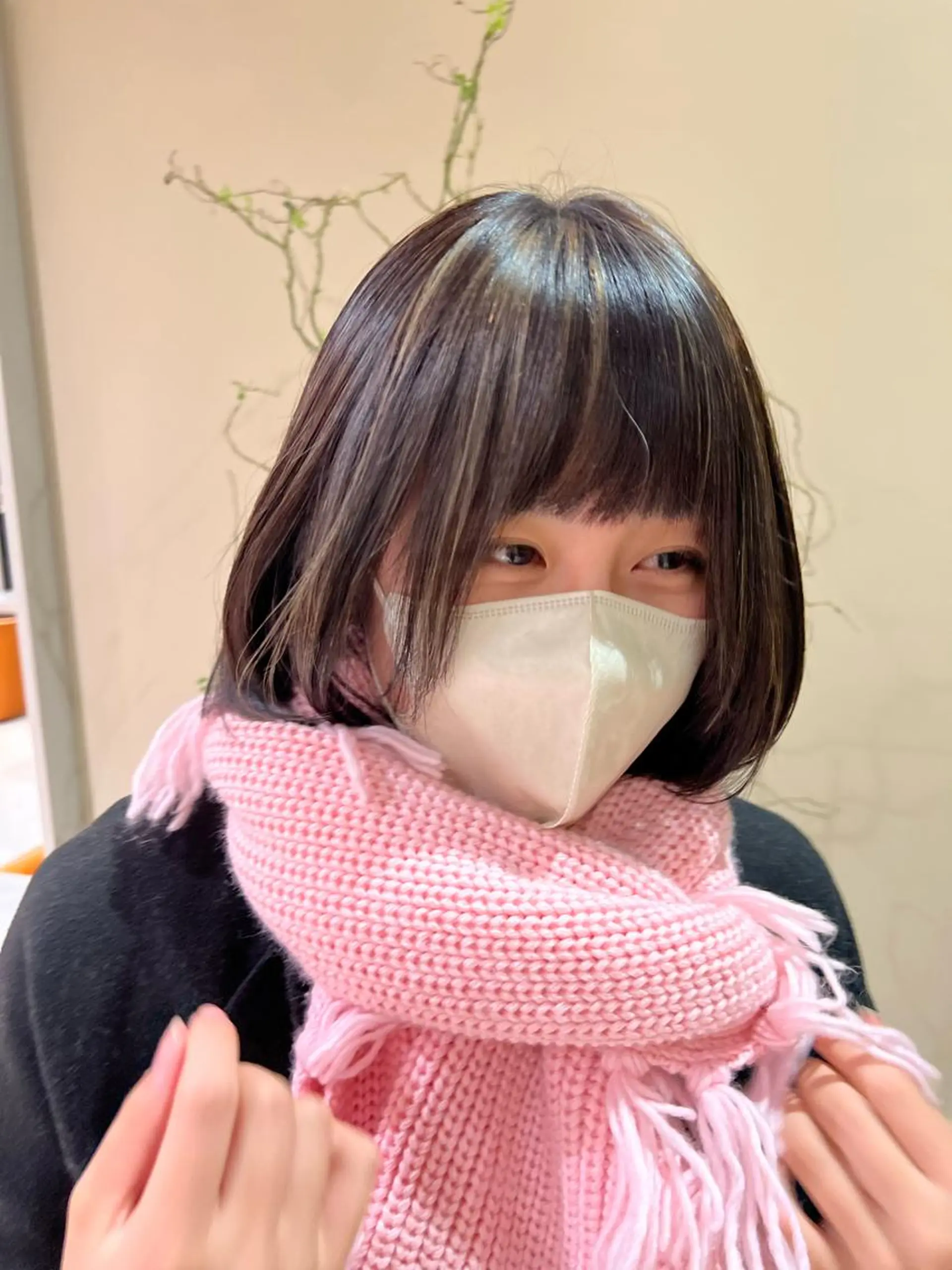 カラー ハイライトカラー レイヤーカット NERO加藤木麻彩のヘアスタイル
