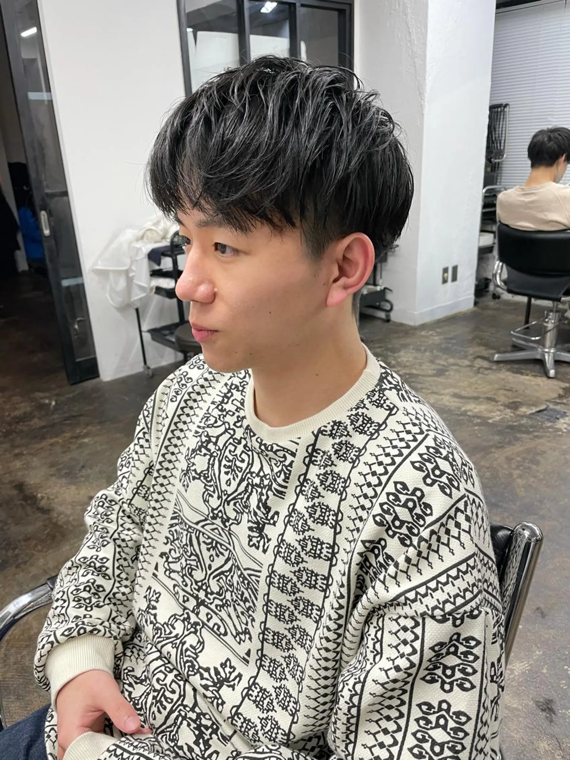 ショート メンズ メンズパーマ メンズ特化ryoのヘアスタイル