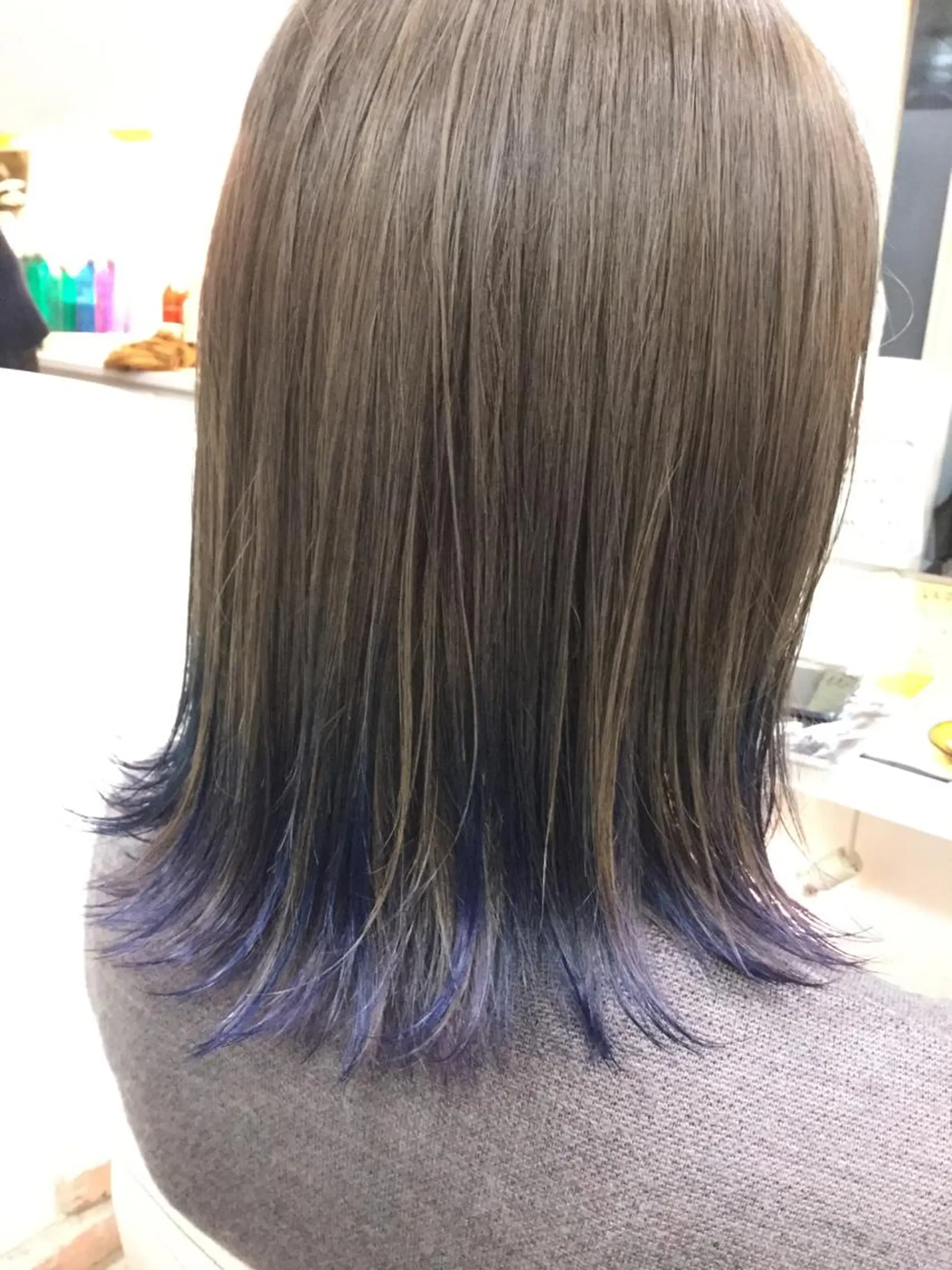 ミディアム ヘアカラー 加藤 直樹のヘアスタイル