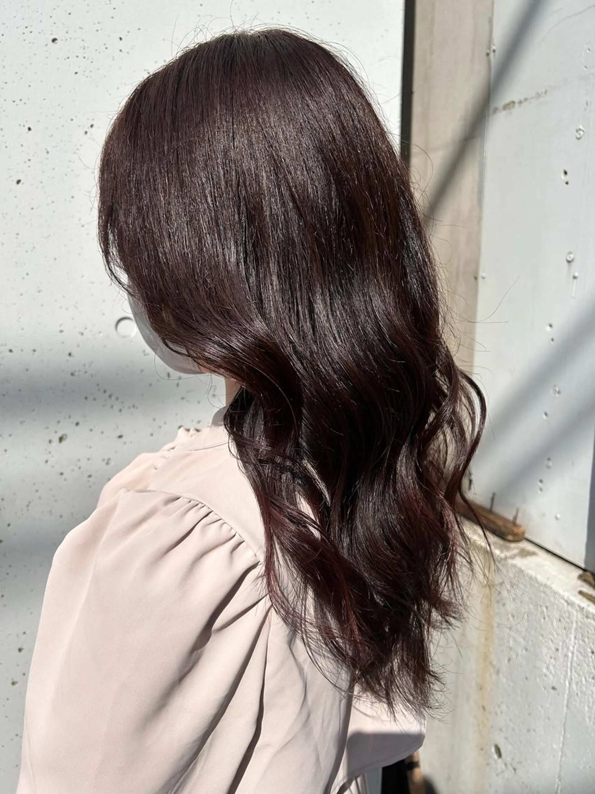 ミディアム カラー ラベンダーカラー ピンクカラー レッドカラー お任せヘア☘️☘️ 及川渚のヘアスタイル