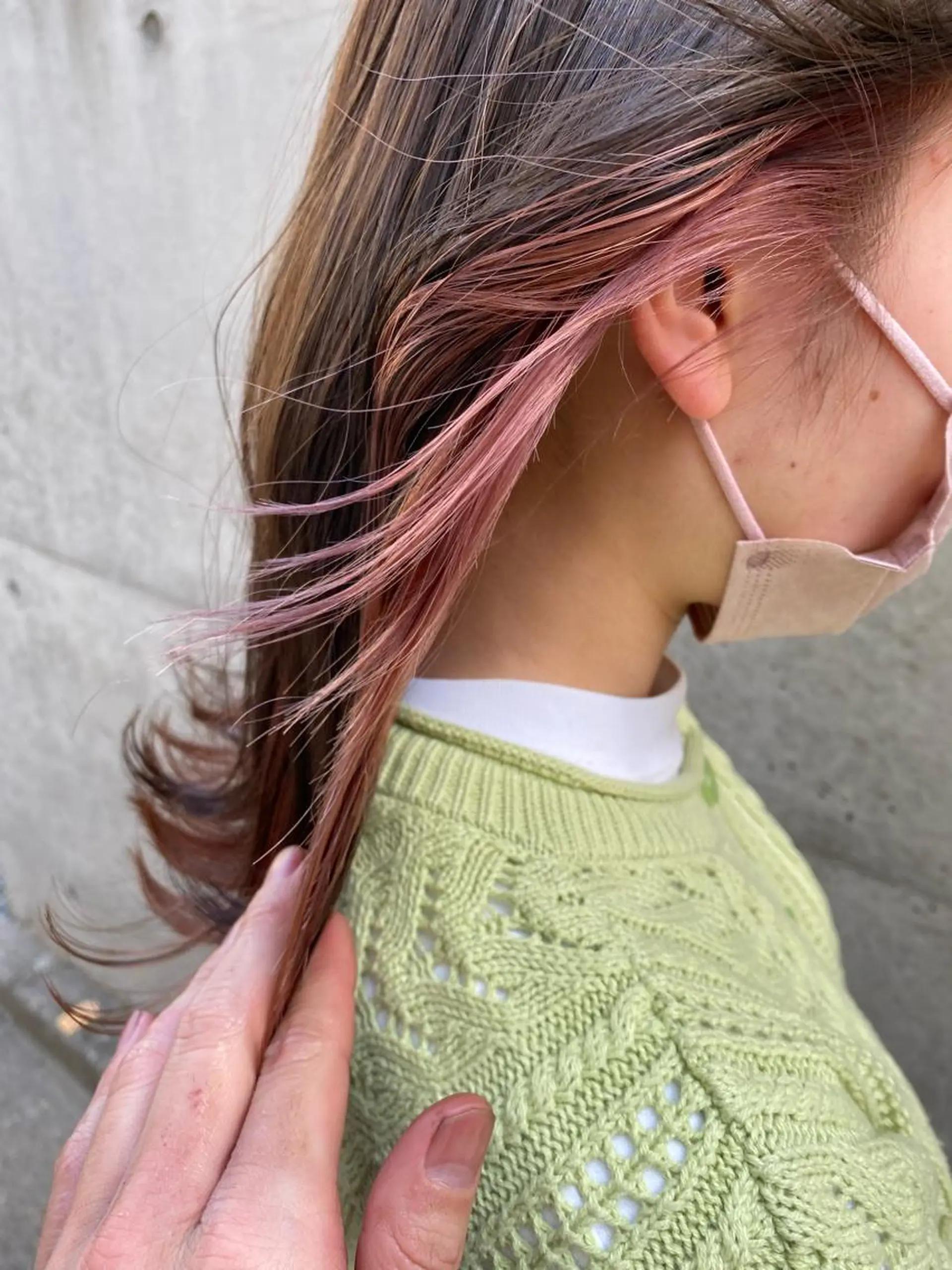 ロング カラー カット ヘアカラー トリートメント 顔周り/ブリーチなし /縮毛矯正🫧伊勢のヘアスタイル